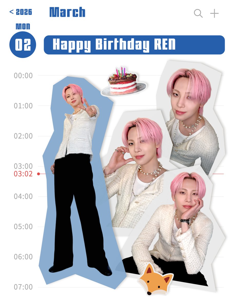 [🎂] #HAPPYRENDAY

𝐇𝐀𝐏𝐏𝐘 𝐁𝐈𝐑𝐓𝐇𝐃𝐀𝐘 𝐑𝐄𝐍 🦊💙
          　Mar 2, 2026

#JO1 #川尻蓮 #REN