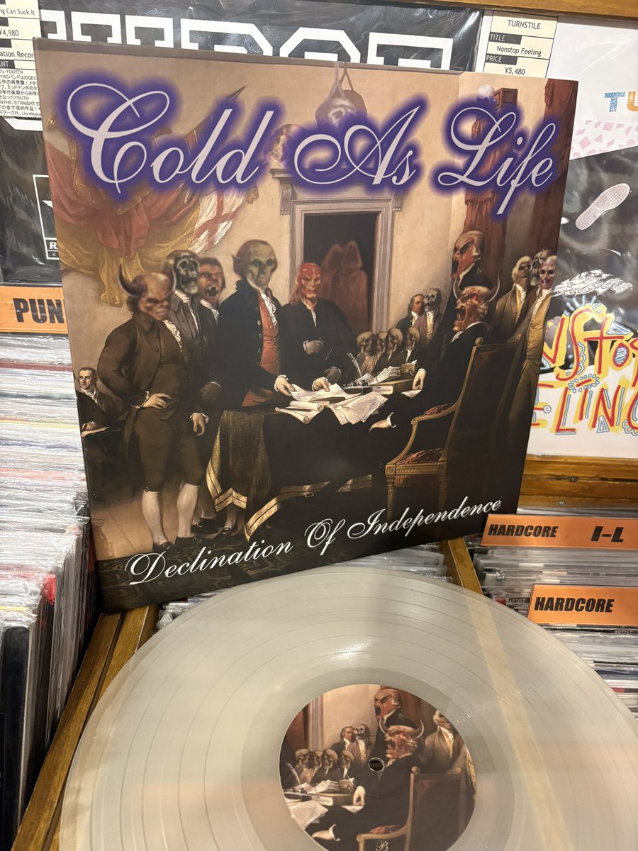 デトロイトハードコアバンドの生きる伝説COLD AS LIFEの2ndアルバムの