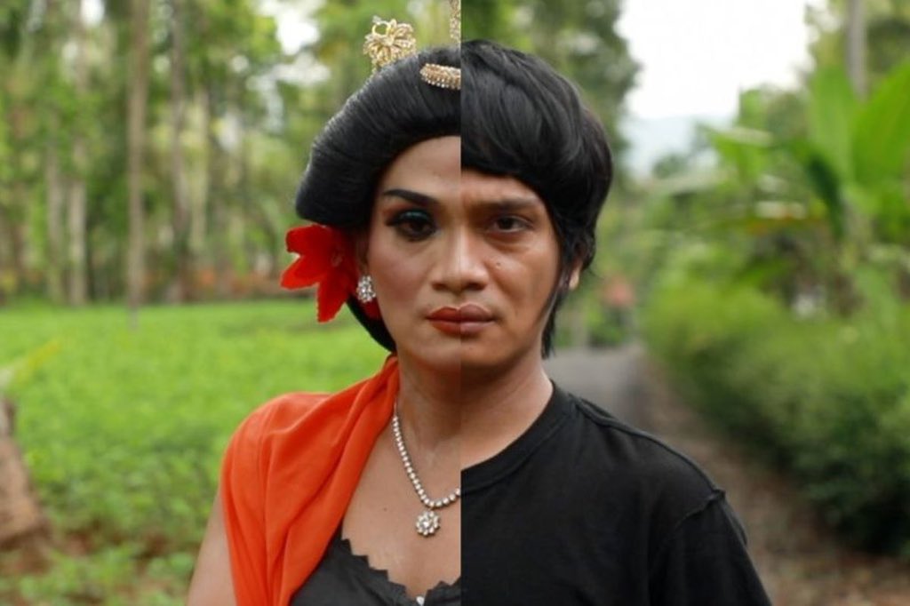 kultusterlarang's tweet photo. Let me introduce you to mas Rianto, penari lengger lanang yang sudah membawakan tariannya di puluhan negara. Kisah hidupnya diangkat oleh sutradara Garin Nugroho ke dalam film Kucumbu Tubuh Indahku, yang meraih delapan piala Citra pada tahun 20219. https://t.co/HCHRUBuxjY