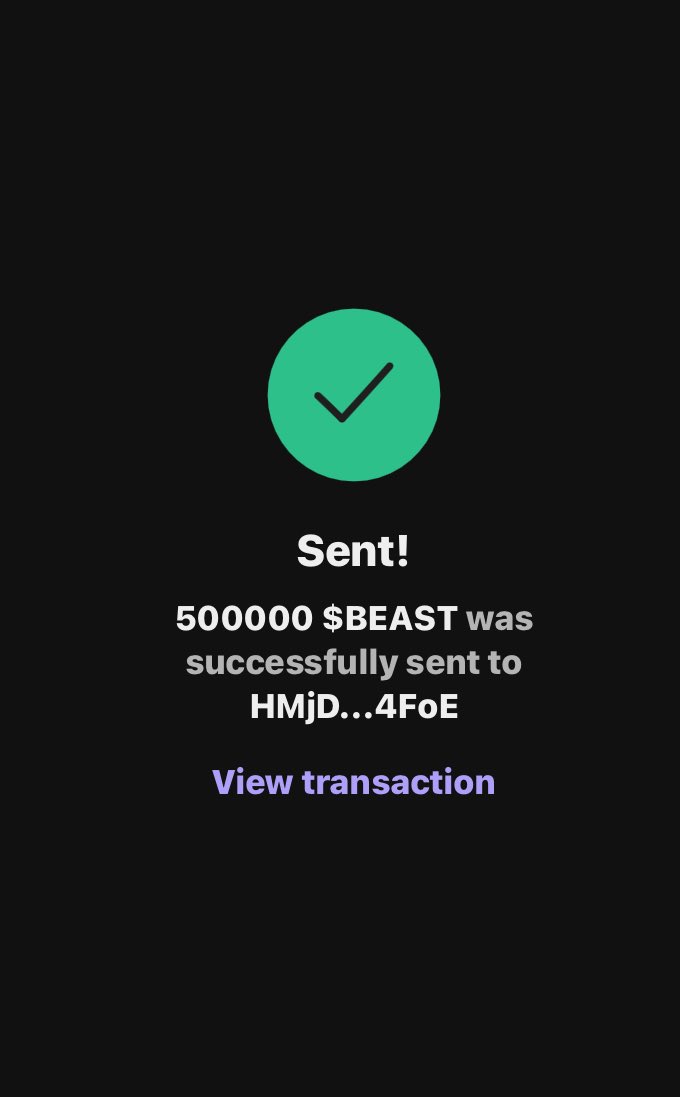 Beast coin tweet media