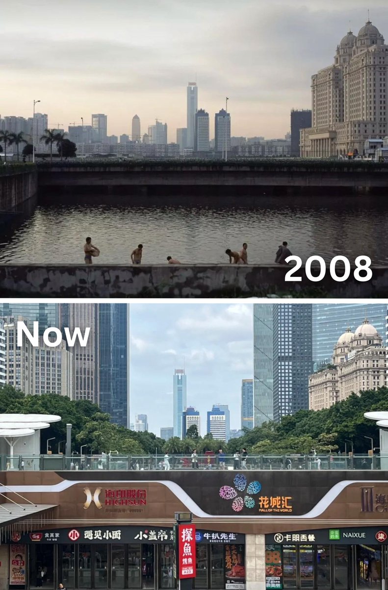 Guangzhou, China 🇨🇳

The exact same view, nearly two decades apart.