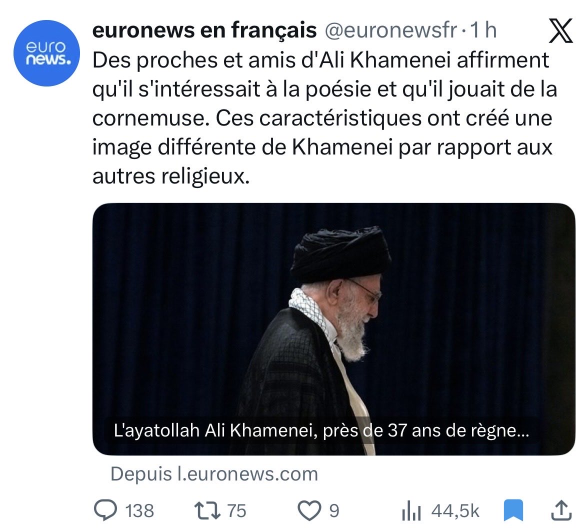 Euronews a effacé son post, j'en étais sûr, le voici.