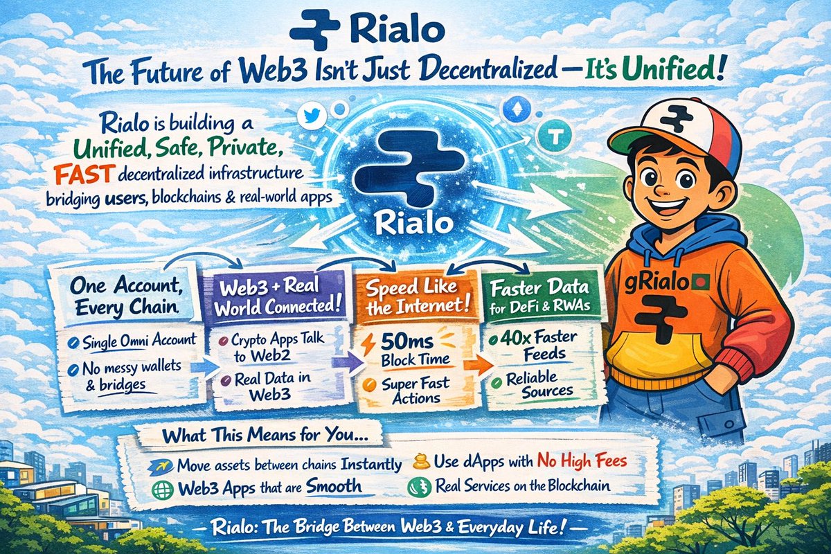 The Future of Web3 Isn't Just Decentralized It's Unified.

Today blockchain still feels fragmented. Different networks complex wallets high fees slow transactions and poor connection with real-world apps make adoption difficult for everyday users.

This is exactly the problem