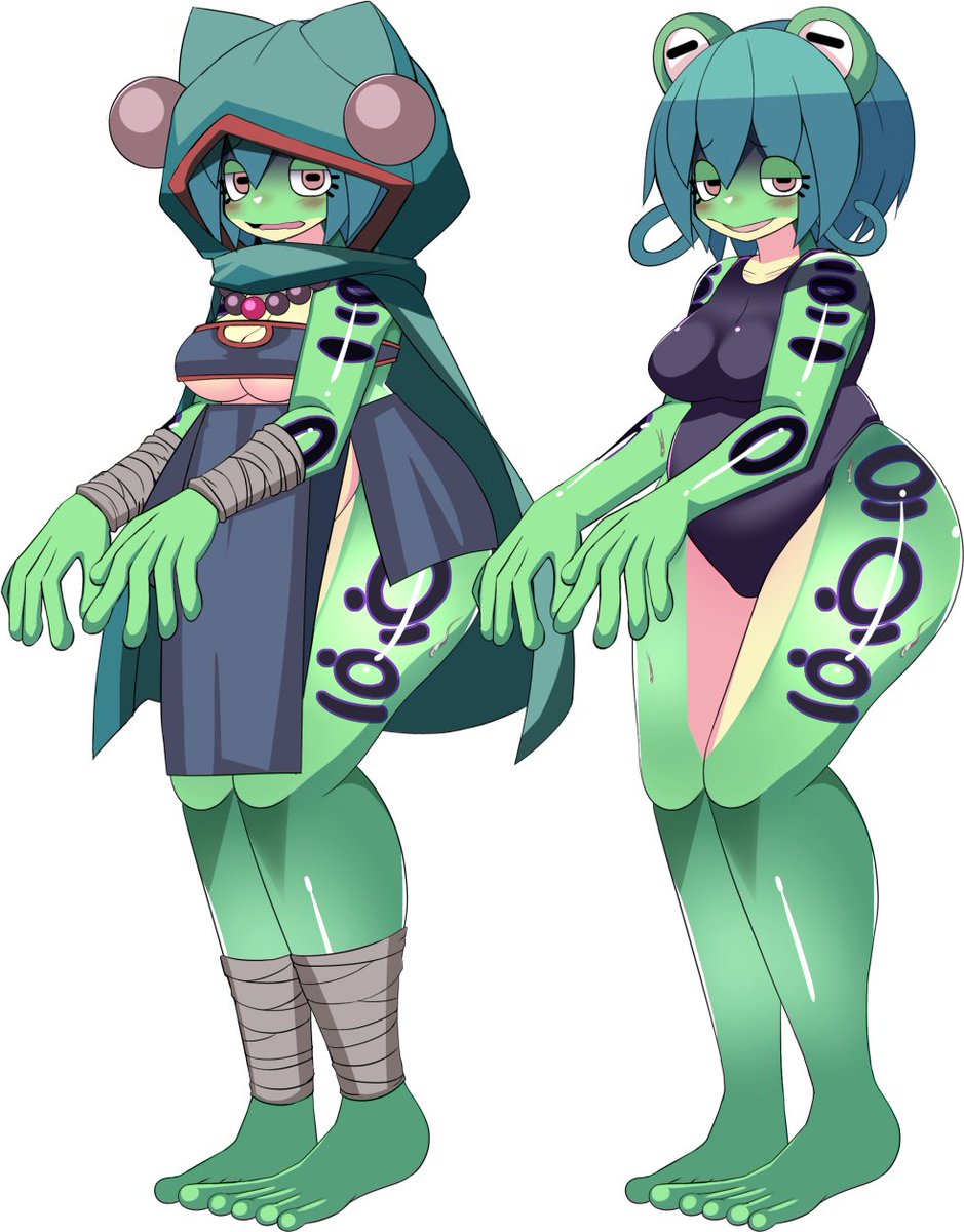 次作「レーヴランデのゆめひつじ」🐑
ケルルの立ち絵を新調したついでに衣装も考えてみました ちょっと祈祷師チックな雰囲気に🐸あとは恒例の紺スク水 