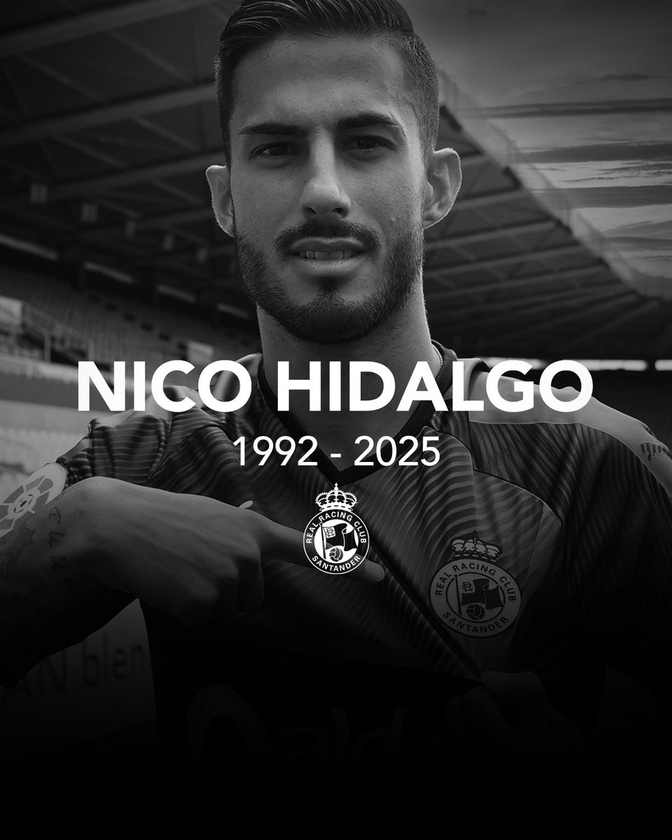 Se cumple un año del fallecimiento de Nico Hidalgo. Por Santander, no le olvidaremos. Descanse en paz 🙏🙏