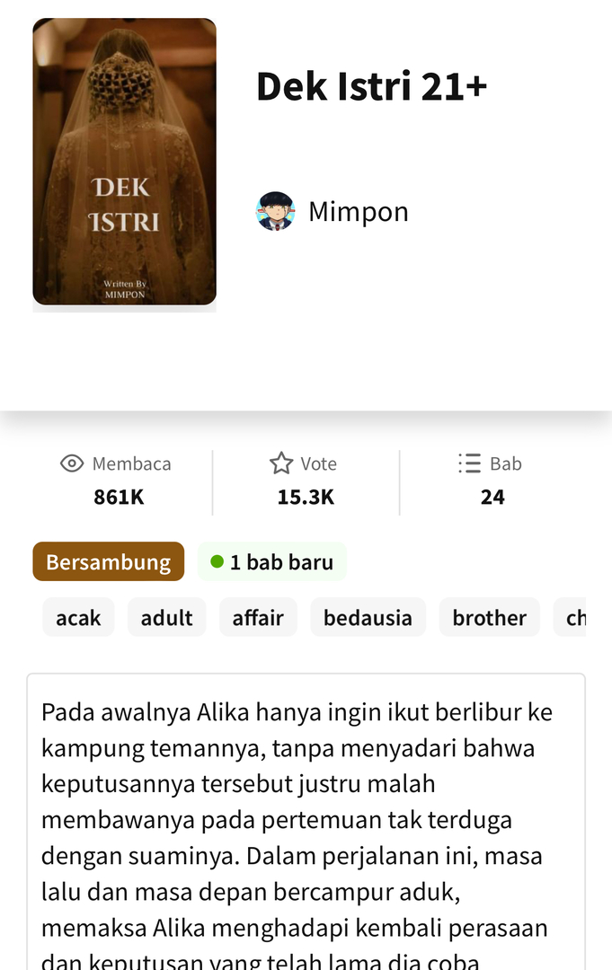 Baru nemu cerita ini dan ternyata seru banget🔥 /wp/

Ps: gue bukan author nyamar jd pembaca, atau mutual author nya jd jgn salty ye‼️