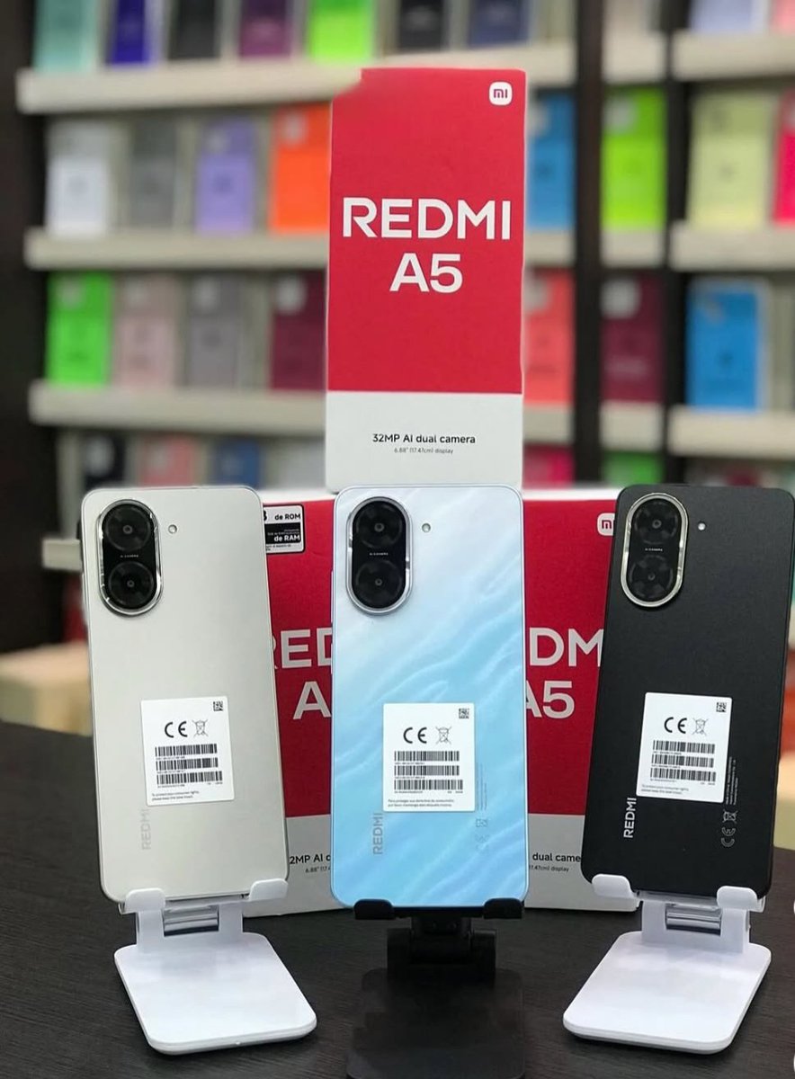Jeastsolutions's tweet photo. Order Now ✨️ @jeastsolutions

Redmi A5

3GB+64GB-Kshs 10,500
4GB+128GB-Kshs 12,000

Display-6.88 inch  IPS LCD ,120Hz
Android 15 (Go edition)
Chipset-Unisoc T7250
CPU-1.8GHz
Main Camera-32MP+auxiliary lens 
Selfie-8MP
Side mounted fingerprint
5200 mAh battery
15W charging speed https://t.co/nn5OK3R0dz