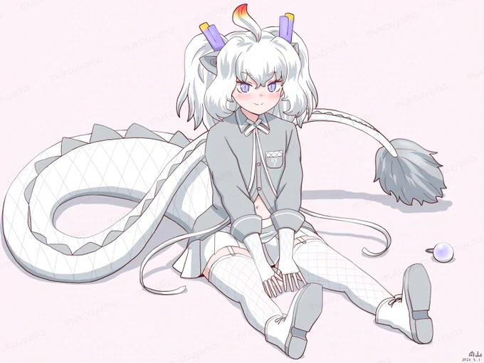 ぺたん白龍さま