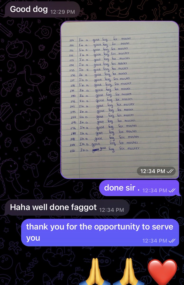 chestychasesub's tweet photo. best day of my live. Doing as @Broski182119393 tells me to do. Thank you master 🙏
#findom #master https://t.co/vrjMskVtd2