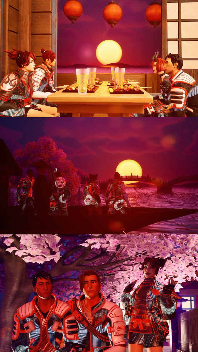 桜に包まれて夕陽とひと舞い🩰🌅 雅な時間を過ごしてきました