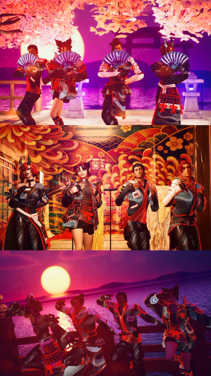 桜に包まれて夕陽とひと舞い🩰🌅 雅な時間を過ごしてきました