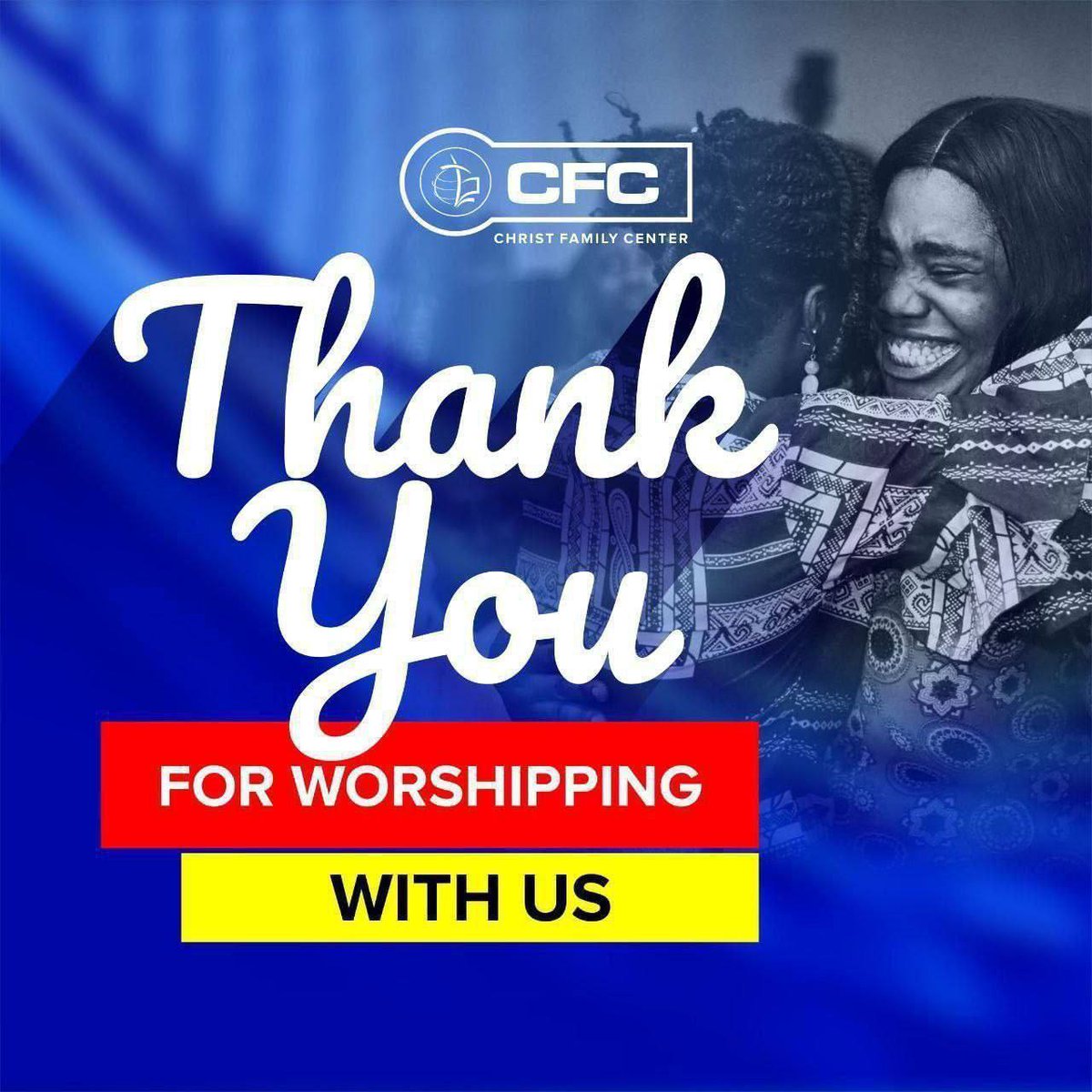 ChristFMinistry's tweet image. Thank you for worshipping with us today. We trust you were greatly blessed.  

Join us for Incense of Fire tomorrow at 5:30 am WAT on mixlr.com/cfm-live.

You're irreversibly blessed.

#PastorAromeTokula 
#ConnectToLifeService 
#CFCAbuja 
#ChristFamilyMinistry 
#LoveIsKing