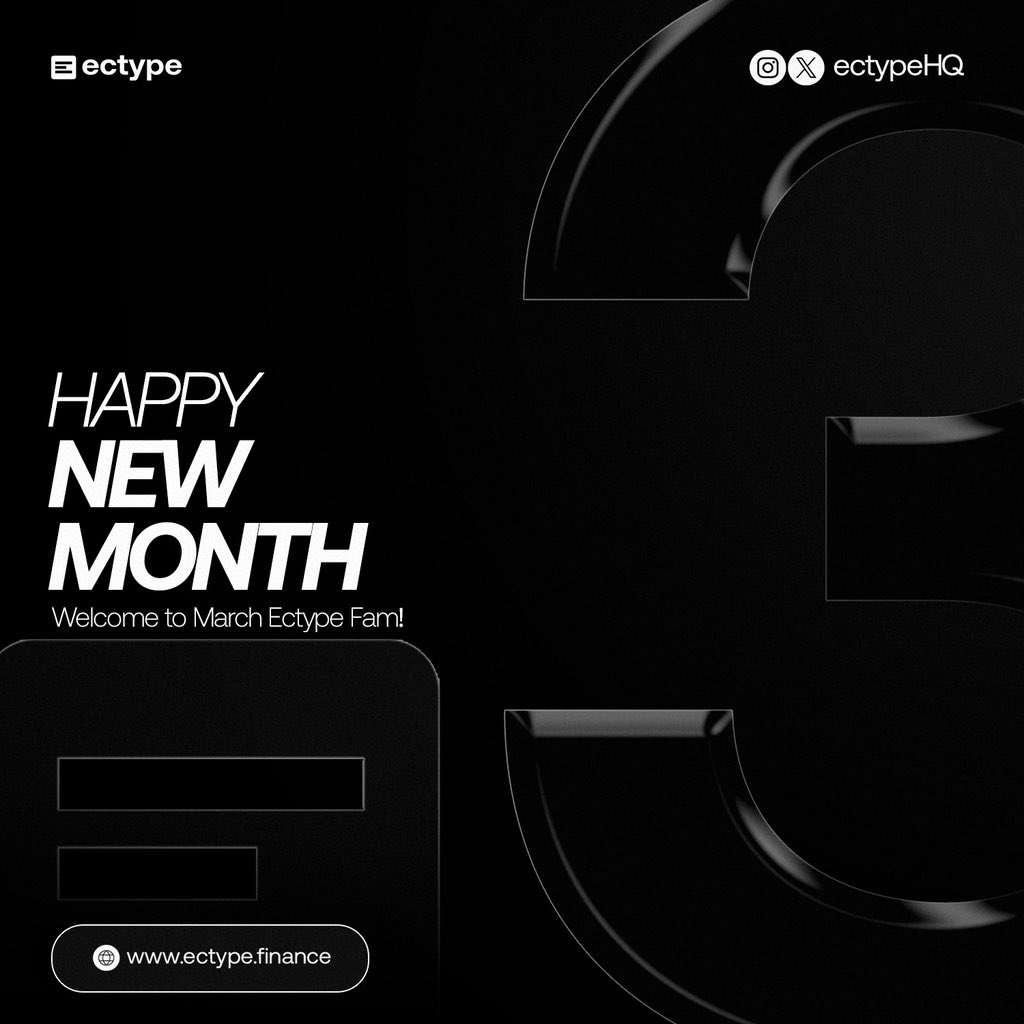 ectypeHQ's tweet photo. Happy New Month🖤 https://t.co/HdMVv4r1ua