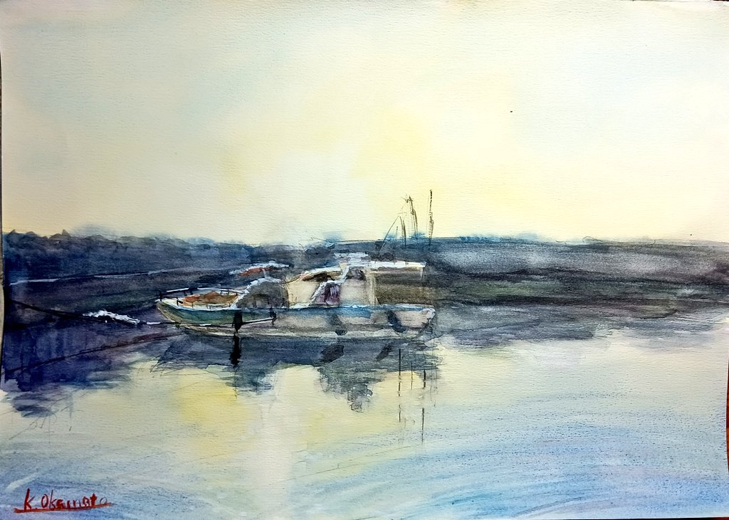 水彩画を描く高校生 kuma (@eiSHeMzfYM11300) / Posts / X