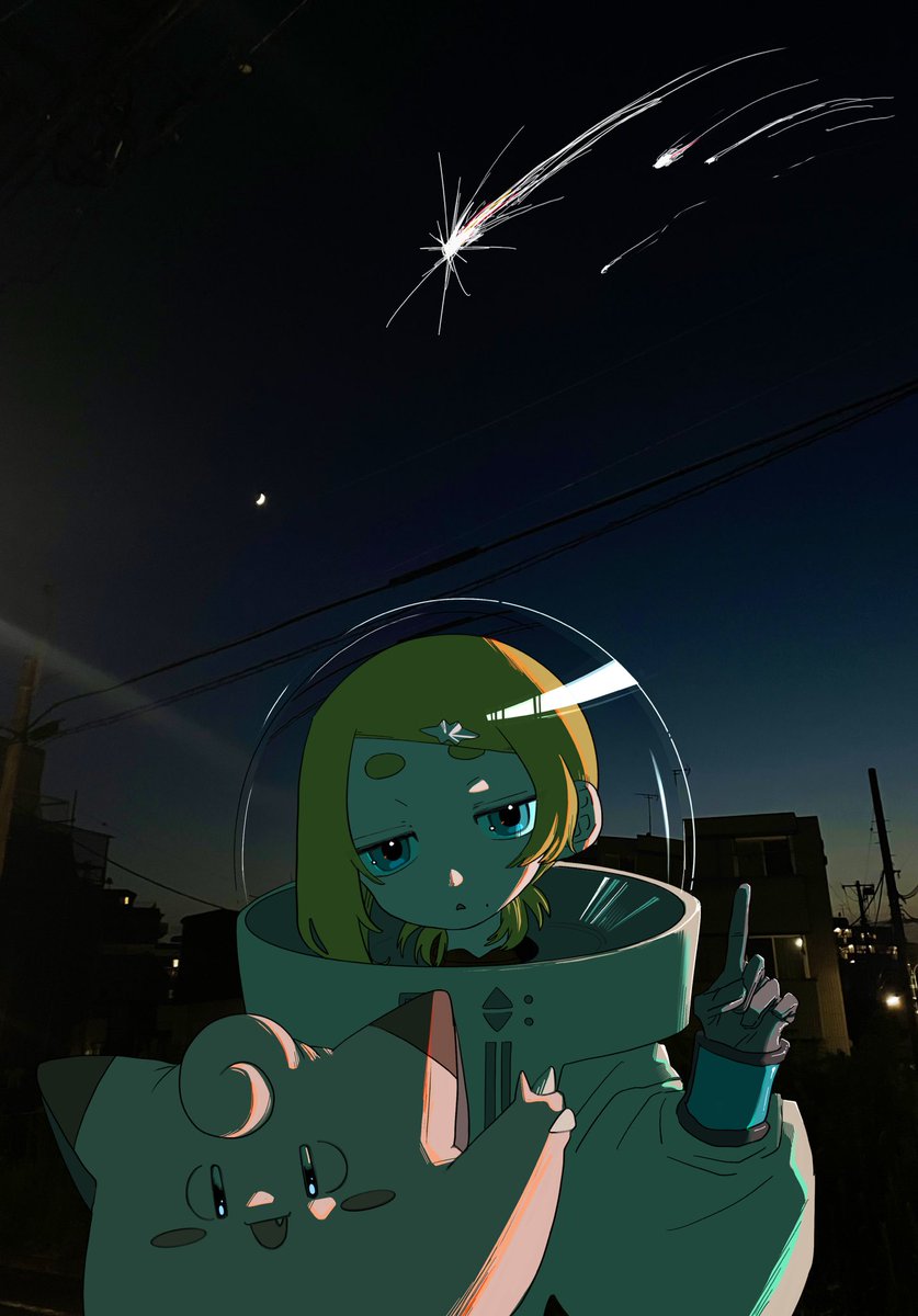 「ピッピのゆびをふる！」
#ポケモンファンアート #ポケモン30周年