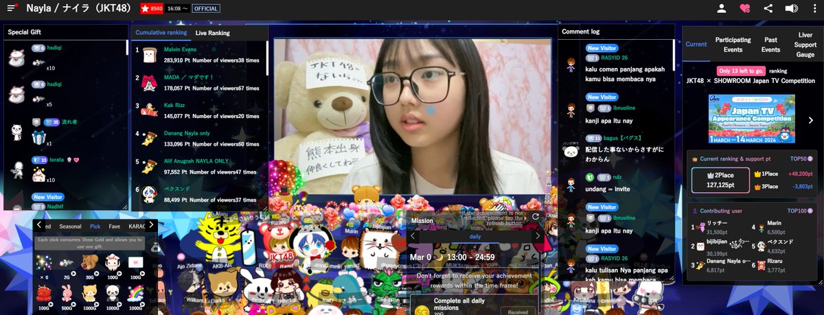 mantap Nayla pake meta jepang wkwkwk, moga jadi banyak nihonjin yang ikut ramein nih event dehh hehe