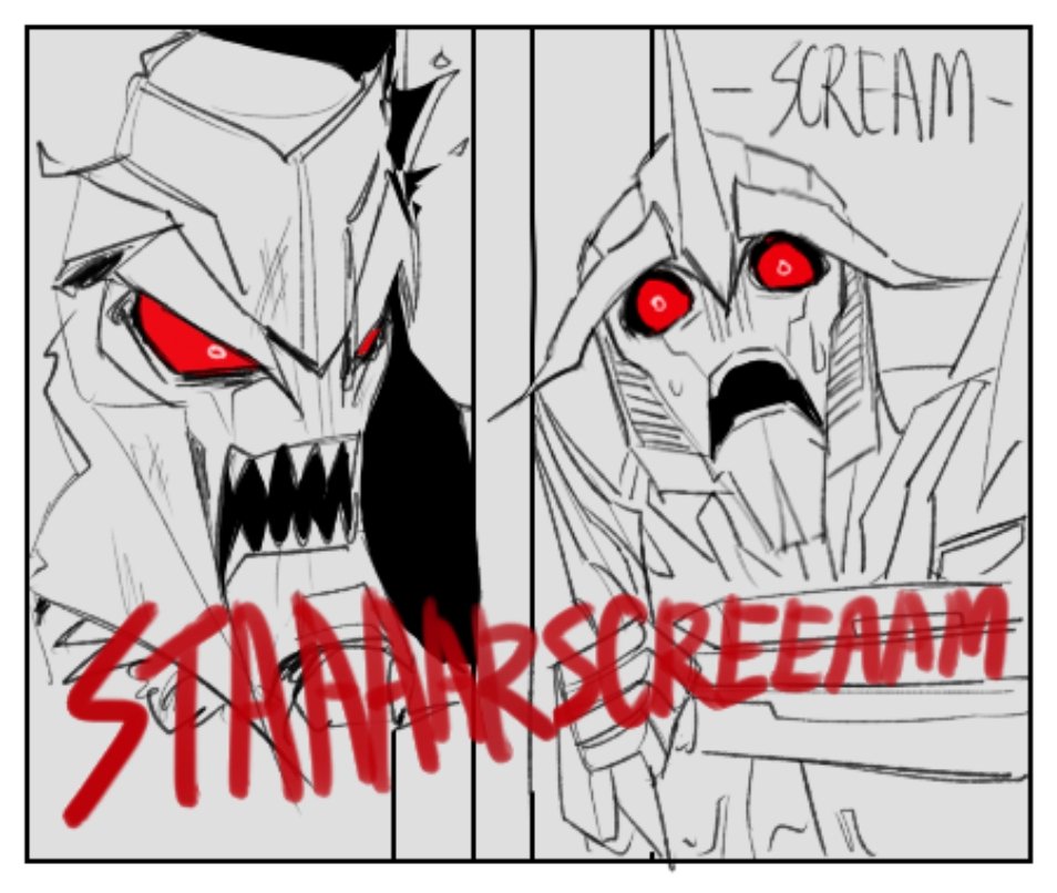 有鬼啊！！
#transformersprime #Megatron #Starscream