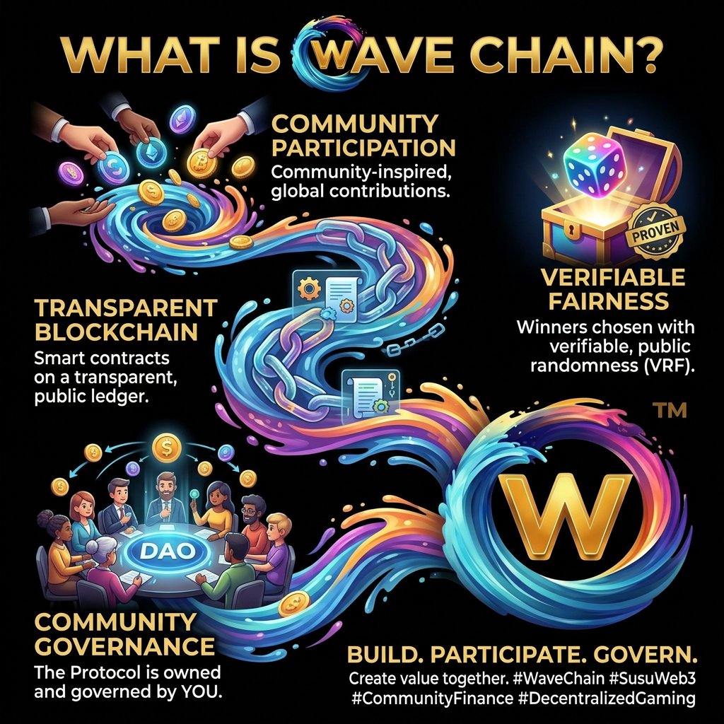 WaveChain_'s tweet photo. Not just a lottery. Not just crypto.

Wave Chain is a decentralized prize system where participation builds value, winners are provably fair, and the community governs what comes next.

We’re not chasing the chain — we’re building it together. 🌊

#WaveChain https://t.co/tKlYDXsJvY