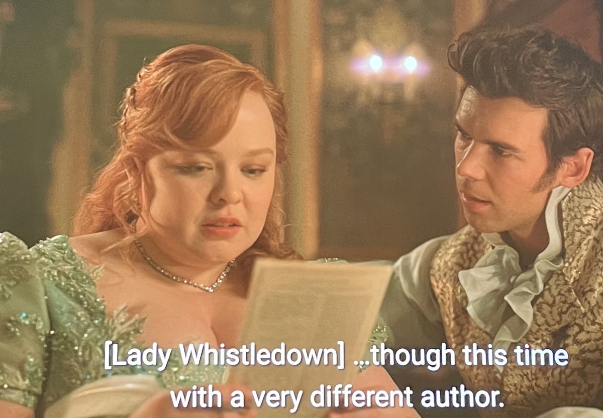 chaoticguitar's tweet photo. So the whole plot in s3 about LW being part of Penelope and her life’s work.. 🤡 https://t.co/hRo3YI9wpp