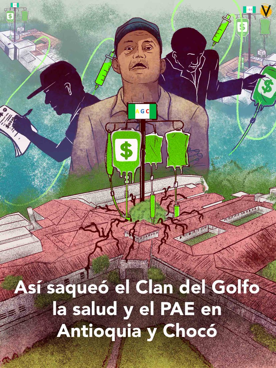 #ClanDelGolfoContratista VORÁGINE revela cómo la organización criminal se quedó con $35.194 millones destinados a salud y alimentación escolar. Recursos de las gobernaciones y los municipios terminaron en sus arcas. Alcaldes fueron cruciales para el engranaje.