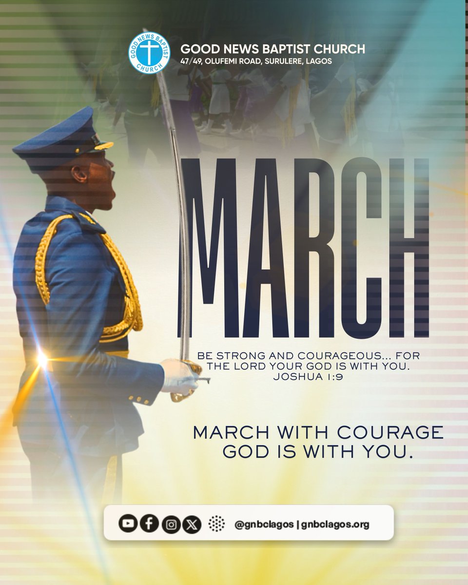 Welcome to March
May this new month bring fresh grace, new opportunities, and divine direction in every step you take.
As we step into March, may the Lord order our steps, strengthen our hearts, and cause us to flourish in His purpose.
#HappyNewMonth #WelcomeMarch