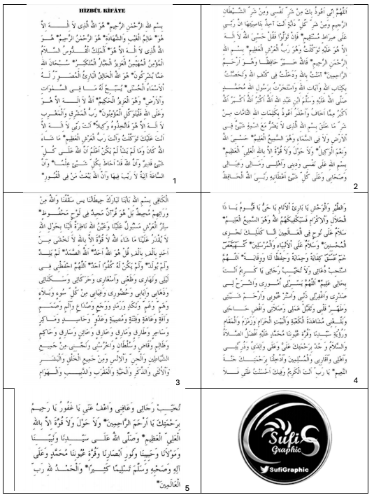 SufiGraphic's tweet photo. #HizbulKifaye #imamŞazeli #Yakarış #Korunma #Hıfz #Sufi #Tasavvuf #Bela #Müsibet #Nazar #Büyü #Haset #Düşman #Tuzak #Hastalık #iman #islam #Ramazan #Oruç #iftar
HİZB-UL KİFÂYE / İmam Şazeli Kozmik Duası
Türkçe anlamı / Arapça/ İngilizce
======================
TÜRKÇE MEALİ/ ANLAMI/ TERCÜMESİ
Bismillâhirrahmânirrahîm.
O Allah ki, O’ndan başka ilâh yoktur.
Gaybı da görüneni de bilendir.
O Rahmân’dır, Rahîm’dir.
O Allah ki, O’ndan başka ilâh yoktur.
O Melik’tir (mülkün gerçek sahibi),
Kuddûs’tür (her türlü eksiklikten uzak ve pak),
Selâm’dır (esenlik ve barış kaynağı),
Mü’min’dir (güven veren),
Müheymin’dir (her şeyi gözetip koruyan),
Azîz’dir (mutlak güç sahibi),
Cebbâr’dır (dilediğini yaptıran, dilediğini düzelten),
Mütekebbir’dir (büyüklükte eşsiz olan).
Allah, onların ortak koştukları şeylerden münezzehtir.
O Allah ki, O’ndan başka ilâh yoktur.
O Hâlık’tır (yaratan),
Bâri’dir (kusursuzca var eden),
Musavvir’dir (şekil veren).
En güzel isimler O’nundur.
Göklerde ve yerde olan her şey O’nu tesbih eder.
O Azîz’dir, Hakîm’dir.
Allah, O’ndan başka ilâh yoktur.
Mü’minler ancak Allah’a tevekkül etsinler / güvensinler.
Doğunun da batının da Rabbi O’dur,
O’ndan başka ilâh yoktur; O’nu vekil tut / O’na dayan.
Sen benim Rabbimsin, Senden başka ilâh yoktur.
Sana tevekkül ettim ve Sen büyük Arş’ın Rabbisin.
Allah’ın dilediği olur, dilemediği olmaz.
Bil ki Allah her şeye kadirdir ve Allah her şeyi ilmiyle kuşatmıştır.
Kıyamet saati mutlaka gelecektir, onda şüphe yoktur
ve Allah kabirdekileri diriltecektir.
Allah’ım! Nefsimin şerrinden ve kovulmuş şeytanın şerrinden Sana sığınırım.
Ve her bir canlı varlığın şerrinden Sana sığınırım ki
Sen onların perçemlerinden tutansın.
Şüphesiz Rabbim dosdoğru yol üzerindedir.
Eğer yüz çevirirlerse de ki: “Allah bana yeter, O’ndan başka ilâh yoktur.
O’na tevekkül ettim ve O büyük Arş’ın Rabbidir.
”Bismillâhirrahmânirrahîm. Allah en iyi koruyandır
ve O merhamet edenlerin en merhametlisidir.
Allah’a iman ettim, Allah’ın korumasına girdim,
Allah’ın kitabıyla ve âyetleriyle korunmaya sığındım
ve Rasûlullah Muhammed’e (sallallahu aleyhi ve sellem),
Abdullah oğlu Muhammed’e sığındım.Allahü ekber, Allahü ekber, Allahü ekber. Korktuğum ve çekindiğim şeylerden daha büyüktür.
Allah’ın eksiksiz kelimelerine sığınırım, yarattığı şeylerin şerrinden.
Bismillâhillazi lâ yedurru me’asmihi şey’un fil ardı ve lâ fis semâi ve hüves semîul alîm / (Ne yerde, ne gökte adının anılmasıyla hiçbir şeyin zarar veremeyeceği Allah'ın ismiyle ki, O Semî ve Alîm'dir/ Hadis.).
Allah bana yeter, O ne güzel vekildir.
Hareket ve güç ancak yüce ve büyük Allah’ındır.
Bismillâh nefsime, dinime, ehlimize, malıma, aileme, arkadaşlarıma
ve Rabbimin bana verdiği her şeye.
Allah koruyucu ve kâfidir.
Bismillâh kapımızdır, mübarek duvarlarımızdır,
Yâsîn tavanımızdır ve
Allah onların arkasındadır, kuşatıcıdır.
Bilakis o şanlı bir Kur’ân’dır, Levh-i Mahfuz’dadır.
Arş’ın perdesi üzerimize gerilmiştir.
Allah’ın dilediği olur, güç ancak Allah’tandır.
Kimseye korkmuyoruz, binlerce kez “Kul hüvallahu ehad” deriz.
Allah Samed’dir (her şey O’na muhtaçtır, O hiçbir şeye muhtaç değildir). Doğurmamıştır ve doğurulmamıştır. Ve hiçbir şey O’nun dengi değildir.
Allah’ım!
Beni gece ve gündüzümde,
gidişimde ve gelişimde,
hareketlerimde ve sükûnetimde,
varlığımda ve yokluğumda,
hazır olduğumda ve gıyabımda
her türlü kötülükten, belâdan, üzüntüden,
kederden, sıkıntıdan, yanmaktan, acıdan,
baş ağrısından, elemden, zehirden, âfetten,
musibetten, düşmandan, hasetten, hilekârdan,
sihirbazdan, gece baskınından, sapkından, yakıcıdan,
hainden, hırsızdan, hâkimden/ zalim yönetici, zalimden ve
Zalim, adaletsiz hüküm veren kâdîden koru.
Beni kurtar ve koru, bütün şeytanlardan, cinlerden, insanlardan,
(kötü) akrabalardan, sürüngenlerden, haşerelerden,
kuşlardan ve vahşi hayvanlardan.
Ey insanları yaratan, ey Hayy, ey Kayyûm, ey Celâl ve İkrâm sahibi!
Allah onlara karşı sana yeter; O işitendir, bilendir.
Âlemlerde Nûh’a selâm olsun.
Biz iyilik yapanları işte böyle mükâfatlandırırız.
Peygamberlere ve rasûllere selâm olsun.
Kâf hâ yâ ayn sâd. Hâ mîm ayn sîn kâf.
Bunlar bize kifâyet, himâye, koruma ve vikâyedir.
Allah’ım! Duamı kabul et, ümidimi boşa çıkarma
ey Kerîm, halimi en iyi bilen Sensin.Allah’ım!
İşlerimi kolaylaştır, göğsümü genişlet, günahımı bağışla, ayıplarımı ört,
ak saçlarıma merhamet et, kalbimi temizle, amelimi ve namazımı kabul et,
ihtiyacımı gider, beni Kâbe’yi, Beyt-i Harâm’ı, Zemzem’i ve Makam’ı görmeye ulaştır; gözlerimizin nuru, sevgilimiz Efendimiz Muhammed’i (A.S.M.) görmeye nail et. Rahmetinle bana, anne-babama, zürriyetime, ehlimize,
akrabamıza ve bütün müslümanlara ihsan et.
Bizi rahmetinle naîm cennetine koy.
Ey Rabbim! Sen Kerîm’sin, Sana güzel zan besledim; ümidimi boşa çıkarma.
Afiyet ver, affet, bağışla ey Gafûr,
ey Rahîm, rahmetinle ey Erhamer râhimîn.
Hareket ve güç ancak yüce ve büyük Allah’ındır.
Salât ve selâm olsun Efendimiz, Peygamberimiz,
Mevlâmız, sevgilimiz, gözlerimizin nuru, gönüllerimizin süruru
Muhammed’e, âline ve ashabına; çokça salât ve selâm olsun.
Hamd âlemlerin Rabbi Allah’a mahsustur.
=============
Not: Piyasada bulunması çok zor dualardan biri bu.. Arapça Metni bulsanız Türkçe Meali yok sonunda yapay zekaya Mealini Türkçesini çevirttim ve paylaşıyorum... Önce Türkçesini Mealini bilahare Arapçasını okuyun.. Keşke her gün okuyabilsek o derece kıymetli dua.. En azından haftada bir kendiniz, aileniz, iyi olan merhametli olan masum olan Allah'ın Razı olduğu tüm insanlar/ Cinler için ve tüm masum hayvanat nebatat için evrenin Doğal düzeninin devamı için fıtratı bozanların helaki için, zulmeden, gasbeden, aldatanların ve münafıkların helaki için her türlü şer bela, müsibetten korunmak için okunması gereken bir KOZMİK DUA
=====================
ARAPÇASI LATİNCE
Bismillâhirrahmânirrahıym.
Hüvallâhüllezi lâ ilâhe illâ hüve âlimül ğaybi veş şehâdeti hüver rahmânür rahıym. Hüvellâhü lâ ilâhe illâ hüvel melikül kuddûsüs selâmül mü’minül müheyminül azîzül cebbârul mütekebbir. Sübhanellâhi ammâ yüşrikûn. Hüvellâhül hâlikul bâriül müsavviru lehül esmâül hüsnâ. Yüsebbihu lehû mâ fis semâvâti vel erdı ve hüvel azîzül hakîm. Allâhü lâ ilâhe illâ hüve ve alellâhi fel yetevekkelil mü’minûn. Rabbül meşrikı vel mağribi lâ ilâhe illâ hüve fettehızhü vekîlâ. Ente rabbî lâ ilâhe illâ ente aleyke tevekkeltü ve ente rabbül arşil azıym. Mâ şâellâhü kâne ve mâ lem yeşe’ lem yekün. A’lemü ennellâhe alâ külli şey’in kadîrun ve ennellâhe kad ehâta bi külli şey’in ılmâ. Ve ennes sâate âtiyetün lâ raybe fîhâ ve ennelâhe yeb’asü men fil kubûr. Allâhümme innî eûzü bike min şerri ve minşerriş şeytânir racîm. Ve minşerri külli dâbbetin ente âhızün bi nâsiyetihâ inne rabbî alâ sırâtın müstekıym. Fe in tevellev fe kul hasbiyellâhü lâ ilâhe illâ hüve aleyhi tevekkeltü ve hüve rabbil arşil azıym. Bismillâhirrahmânirrahıym. Fallâhü hayrun hâfizan ve hüve erhamür râhımin. Âmentü billâhi ve dehaltü fî kenfillâhi ve tehassantü bi kitâbillâhi ve âyâtillâhi vestecertü bi rasulillâhi muhammedin sallellâhü aleyhi vesellem ebni abdillâh. Allâhü ekber allâhü ekber allâhü ekber mimmâ ehâfü ahzeru eûzü bi kelimâtillâhit tâmmâti min şerri mâ haleka bismillâhillezî lâ yedurru measmihî şey’ün fil erdı ve lâ fis semâi ve hüves semiy’ul alîm. Hasbiyellâhü ve nı’mel vekil. Ve lâ havle ve lâ kuvvete illâ billâhil aliyyil azıym. Bismilâhi alâ nefsî dînî ve ehlî mâlî ve ıyâlî ve ashâbî ve alâ külli şey’in a’tânîhi rabbî ennellâhe hâfızul kâfî bismillâhi bâbünâ tebâreke hıytânünâ yâsîn sakfünâ vallâhü min verâihim mühıyt. Bel hüve kur’ânün mecîdün fî levhın mahfûz. Sitrul arşi mesbûlün aleynâ mâ şâellâhü lâ kuvvete illâ billâhi lâ nahşâ min ehadin bi elfi bi elfi kul hüvellâhü ehad. Allâhüs samed. Lem yelid ve lem yûled. Ve lem yekün lehû küfüven ehad. Allâhümmahfaznî fî leyli ve nehârî ve za’nî ve esğârî ve harakâtî ve sekenâtî ve zihâbî ve iyâbî ve hudûrî ve ğıyâbî min külli sûin ve belâin ve hemmin ve ğammin ve nekedin ve ramedin ve veceın ve sudâın ve elemin ve samemin ve âfetin ve âhetin ve fitnetin ve musıybetin ve adüvvin ve hâsidin ve mâkirin ve sâhırin ve târikın ve mârikın ve hârikın ve hâinin ve sârikın ve hâkimin ve zâlimin ve kâdın ve sültânin vahrusnî ve neccinî ve min cemiy’ış şeyâtıyni vel cinni vel insi vel akrabi ved debîbi vel hevâmi vat tayri vel vahşi yâ bâriül enâmi yâ hayyü yâ kayyûmü yâ zel celâli vel ikrâm. Feseyekfîkehümüllâhü ve hüves semiy’ul alîm. Selâmün alâ nûhın fil âlemîn. İnnâ kezâlike neczil muhsinîn. Ve selâmün alel enbiyâi vel mürselin. Kef hâ yâ ayn sâd. Hâ mîm ayn sîn kâf. Kifâyeten ve hımâyeten ve hıfzan lenâ ve vikâyeh. Allâhümmestecib düâî ve lâ tühayyib racâî yâ kerîmü ente bi hâlî alîm. Allâhümme yessir lî ümûri veşrah lî sadrî vağfir lî zenbî vestür uyûbî verham şeybetî ve tahhir kalbî ve tekabbel amelî ve salâtî vakdı hâcetî ve bellığnî müşâhedetel ka’beti vel beytil harâmi vez zemzeme vel mekâmi ve ru’yeti seyyidinâ ve kurrati uyûninâ muhammedin aleyhi efdalüs salâti ves selâm. Ve cüd bi rahmetike aleyye ve alâ vâlideyye ve zürriyyetî ve ehlî ve ekâribî vel müslimîne ve edhılnâ bi rahmetike cenneten naıym. Yâ rabbî entel kerîmü ve fîke ahsentü zannî fe lâ tühayyib racâî âfinî va’fü annî ğafûru yâ rahıymü bi rahmetike yâ erhamer râhımîn. Ve lâ havle ve lâ kuvvete illâ billâhil aliyyil azıym. Ve sallellâhü alâ seyyidinâ ve nebiyyinâ ve mevlânâ ve habîbinâ ve nûri ebsârinâ ve kurrati uyûninâ muhammedin ve alâ âlihi ve sahbihî ve selleme teslîmen kesîran vel hamdü lillâhi rabbil âlemîn.
====================
DUANIN İNGİLİZCESİ /
The Litany/Prayer of Sufficiency
In the name of Allah, the Most Gracious, the Most Merciful. Allah—there is no god but He. Knower of the unseen and the seen. He is the Most Gracious, the Most Merciful. Allah—there is no god but He. He is the Sovereign (the true Owner of all dominion), the Most Holy (free from all imperfections and pure), the Source of Peace (the giver of security and peace), the Guardian of Faith (the bestower of security), the Protector and Overseer (Who watches over everything), the Almighty (the One with absolute power), the Compeller (Who enforces His will and rectifies as He pleases), the Supreme (the One possessing absolute greatness). Allah is exalted above all that they associate with Him. Allah—there is no god but He. He is the Creator, the Originator (Who brings into existence without precedent), the Fashioner (Who gives form and shape). To Him belong the Most Beautiful Names. Whatever is in the heavens and the earth glorifies Him. He is the Almighty, the All-Wise. Allah—there is no god but He. Let the believers place their trust in Allah alone. He is the Lord of the East and the West; there is no god but He—so take Him as your Trustee and rely upon Him. You are my Lord; there is no god but You. In You I have placed my trust, and You are the Lord of the Mighty Throne. What Allah wills happens, and what He does not will does not happen. Know that Allah has power over all things, and that Allah encompasses all things in His knowledge. The Hour (of Judgment) will surely come—there is no doubt about it—and Allah will raise those in the graves. O Allah! I seek refuge in You from the evil of my own self and from the evil of the accursed Satan. And I seek refuge in You from the evil of every living creature whose forelock You hold (i.e., whom You control completely). Indeed, my Lord is upon a straight path. If they turn away, say: “Allah is sufficient for me; there is no god but He. In Him I have placed my trust, and He is the Lord of the Mighty Throne.” In the name of Allah, the Most Gracious, the Most Merciful. Allah is the best Protector, and He is the Most Merciful of those who show mercy. I have believed in Allah; I have entered Allah’s protection. I seek refuge in the protection of Allah’s Book and His verses, and in the Messenger of Allah, Muhammad (peace and blessings be upon him), the son of Abdullah. Allah is the Greatest, Allah is the Greatest, Allah is the Greatest. He is greater than whatever I fear and dread. I seek refuge in the perfect words of Allah from the evil of what He has created. In the name of Allah, with Whose name nothing can cause harm in the earth or in the heavens, and He is the All-Hearing, the All-Knowing. (A well-known hadith-based dua.) Allah is sufficient for me, and what an excellent Trustee He is. Power and strength belong only to Allah, the Most High, the Most Great. In the name of Allah—over my soul, my religion, my family, my wealth, my household, my friends, and everything that my Lord has granted me. Allah is the Protector and He is sufficient. In the name of Allah is our door, our blessed walls; Ya-Sin is our ceiling, and Allah is behind us, encompassing us. Rather, it is a glorious Quran, preserved in the Preserved Tablet. The veil of the Throne has been spread over us. What Allah wills happens; power comes only from Allah. We fear no one; we recite “Say: He is Allah, the One” thousands of times. Allah is the Eternal (the Self-Sufficient, upon Whom all depend, while He depends on none). He neither begets nor is begotten. And there is none comparable to Him. O Allah! Protect me, day and night, in my going out and coming in, in my movements and stillness, in my presence and absence, from every evil, calamity, sorrow, grief, hardship, burning, pain, headache, suffering, poison, affliction, misfortune, enemy, envy, deceiver, sorcerer, night attacker, deviant, burner (of harm), traitor, thief, unjust ruler/oppressor, and from the unjust judge. Save me and protect me from all devils, jinn, humans, (evil) relatives, crawling creatures, insects, birds, and wild beasts. O Creator of mankind, O Ever-Living, O Self-Subsisting, O Lord of Majesty and Generosity! Allah is sufficient for you against them; He is the All-Hearing, the All-Knowing. Peace be upon Noah among the worlds. Thus do We reward those who do good. Peace be upon the Prophets and Messengers. Kaf-Ha-Ya-Ayn-Sad. Ha-Mim-Ayn-Sin-Qaf. These are sufficient for us, a protection, a shield, and a safeguard. O Allah! Accept my supplication; do not disappoint my hope, O Most Generous One—You know my state best. O Allah! Ease my affairs, expand my chest, forgive my sins, cover my faults, have mercy on my gray hairs, purify my heart, accept my deeds and my prayers, fulfill my needs, enable me to visit the Ka’bah, the Sacred House, Zamzam, and the Maqam; grant me the light of my eyes by beholding our beloved Master Muhammad (peace and blessings be upon him). By Your mercy, bestow goodness upon me, my parents, my offspring, my family, my relatives, and all Muslims. Place us in the gardens of bliss by Your mercy. O my Lord! You are the Most Generous; I have good expectations of You—do not disappoint my hope. Grant well-being, forgive, pardon, O Most Forgiving, O Most Merciful, by Your mercy, O Most Merciful of those who show mercy. Power and strength belong only to Allah, the Most High, the Most Great. Abundant blessings and peace be upon our Master, our Prophet, our Patron, our beloved, the light of our eyes, the joy of our hearts— Muhammad, his family, and his companions; abundant blessings and peace. All praise is due to Allah, Lord of the worlds. This is a comprehensive protective litany drawing from Quranic verses (like Ayat al-Kursi, Surah Al-Ikhlas, etc.), hadiths, and traditional supplications for refuge and safety. Recite it with sincerity for protection, in sha’ Allah.