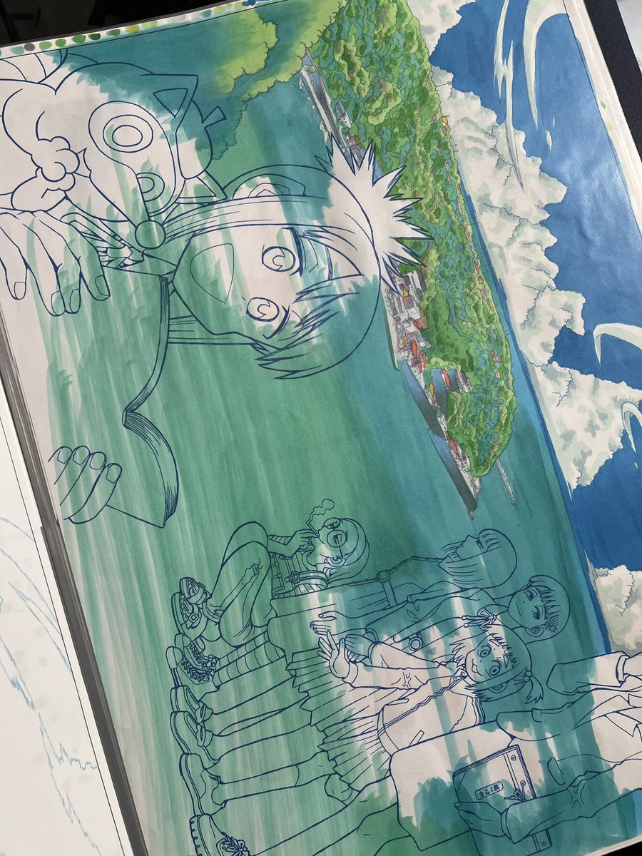 「この頃はラフがデジタル、下書き&amp;ペン入れがアナログ、取り込んでPCでアナ」|とよ田みのるのイラスト