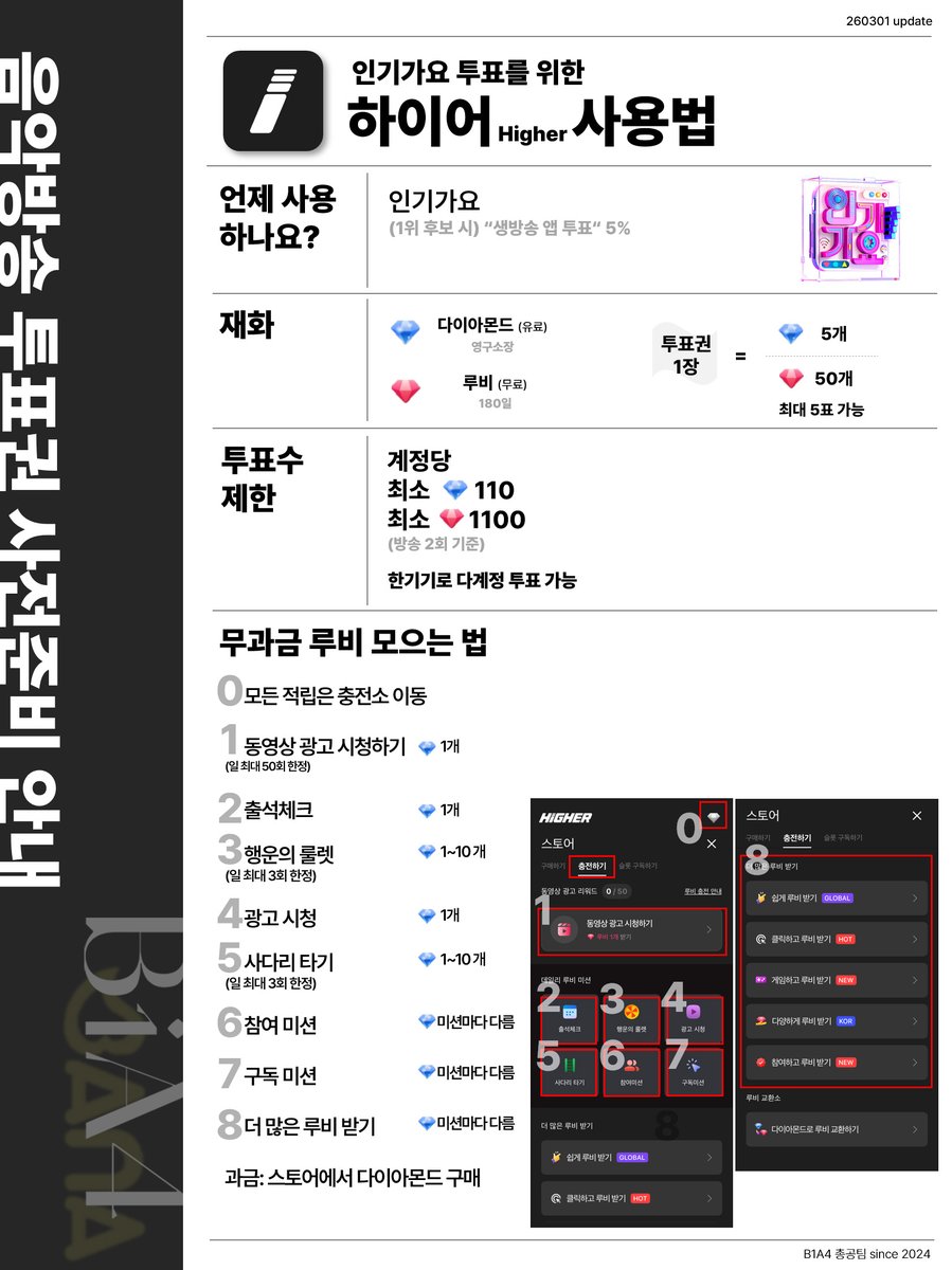 🖤인기가요/하이어 (Updated: 2026.03.01)