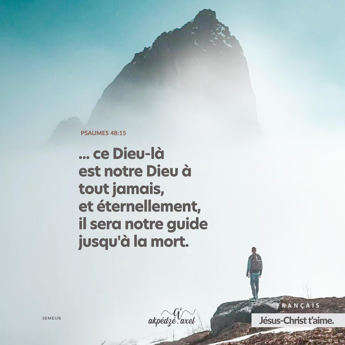 CHAP_ESTAOFATAD's tweet photo. "Voilà le Dieu qui est notre Dieu éternellement et à jamais; Il sera notre guide jusqu'à la mort."

Psaumes 48:14

#ParoledeDieu #wordofGod #cif2026 #Maisondepriere #evangelisation #fatad #estao #WordOfGodChallenge #christian https://t.co/2CHeNgglWh