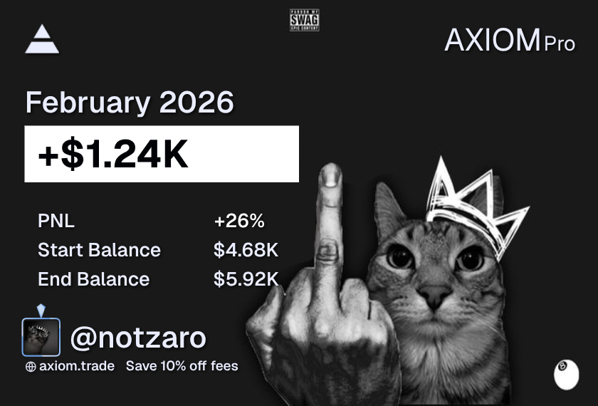 Feb Recap! + $1200 💰(14.7 sol)   

Ended up only making 1.2k since I rinsed my port to 0 in the middle of the month, expecting bigger amounts now in march and I am locked in on the scope everyday of the month.  

Let's all make hella bread this month shall we!!!