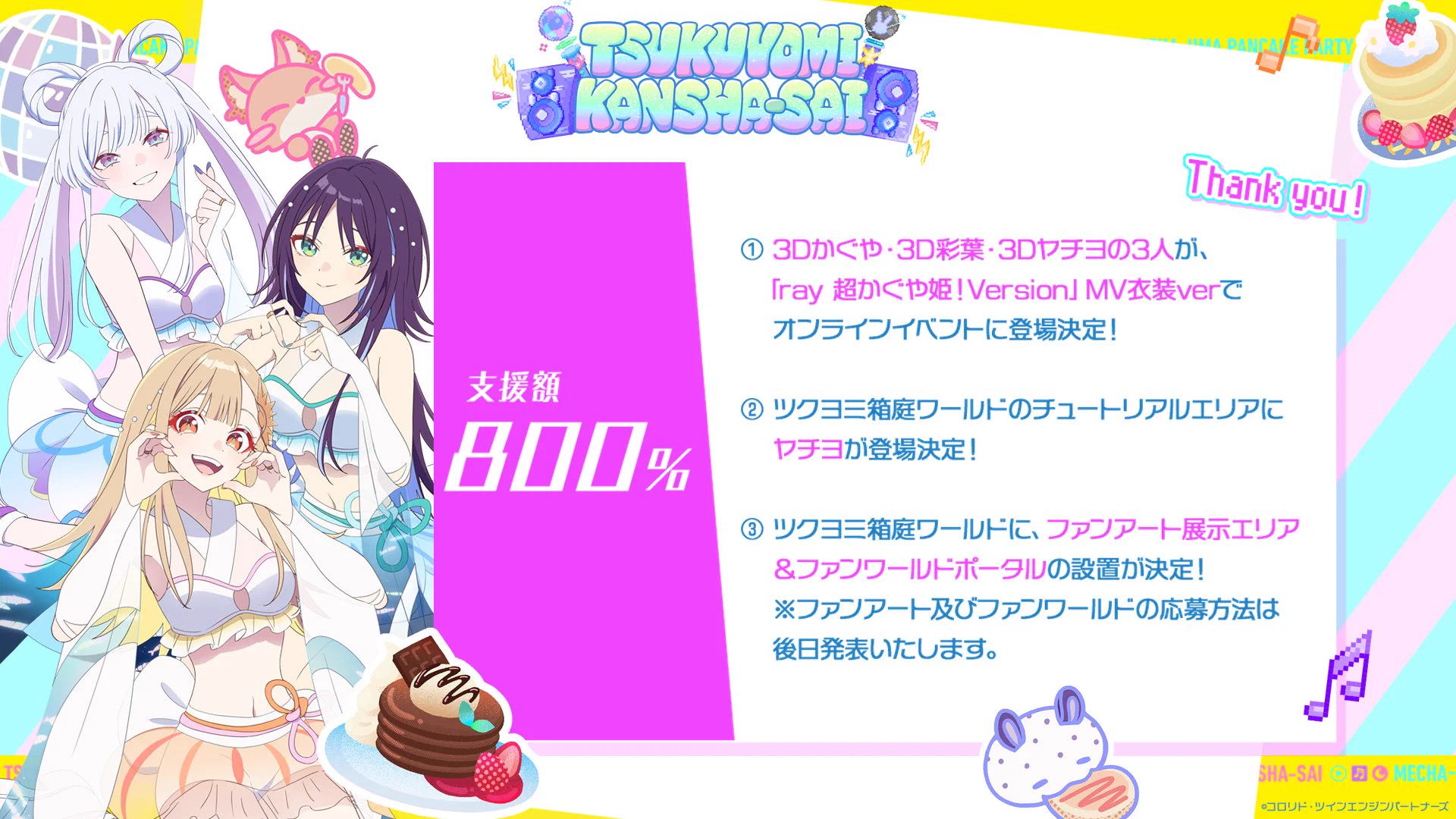 【希少】超かぐや姫 クラファン限定チラシ ツクヨミ感謝祭 額付 A4 新品 超かぐや姫！』ツクヨミ感謝祭クラウドファンディングが800%超え成功