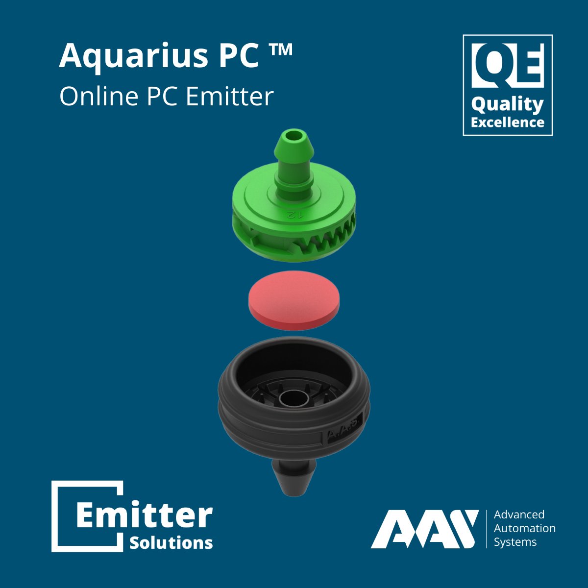 aasystemseu's tweet photo. Aquarius PC ™ Online PC Emitter

The most versatile and easy to install Pressure Compensating online emitter, for a great variety of applications.

Learn more https://t.co/WxGiNqEoqu

Smart Irrigation Greener Future

#AAS #WeKnowDrip #emitters #drippers #PCemitters #PCdrippers https://t.co/zcFEKLnonM