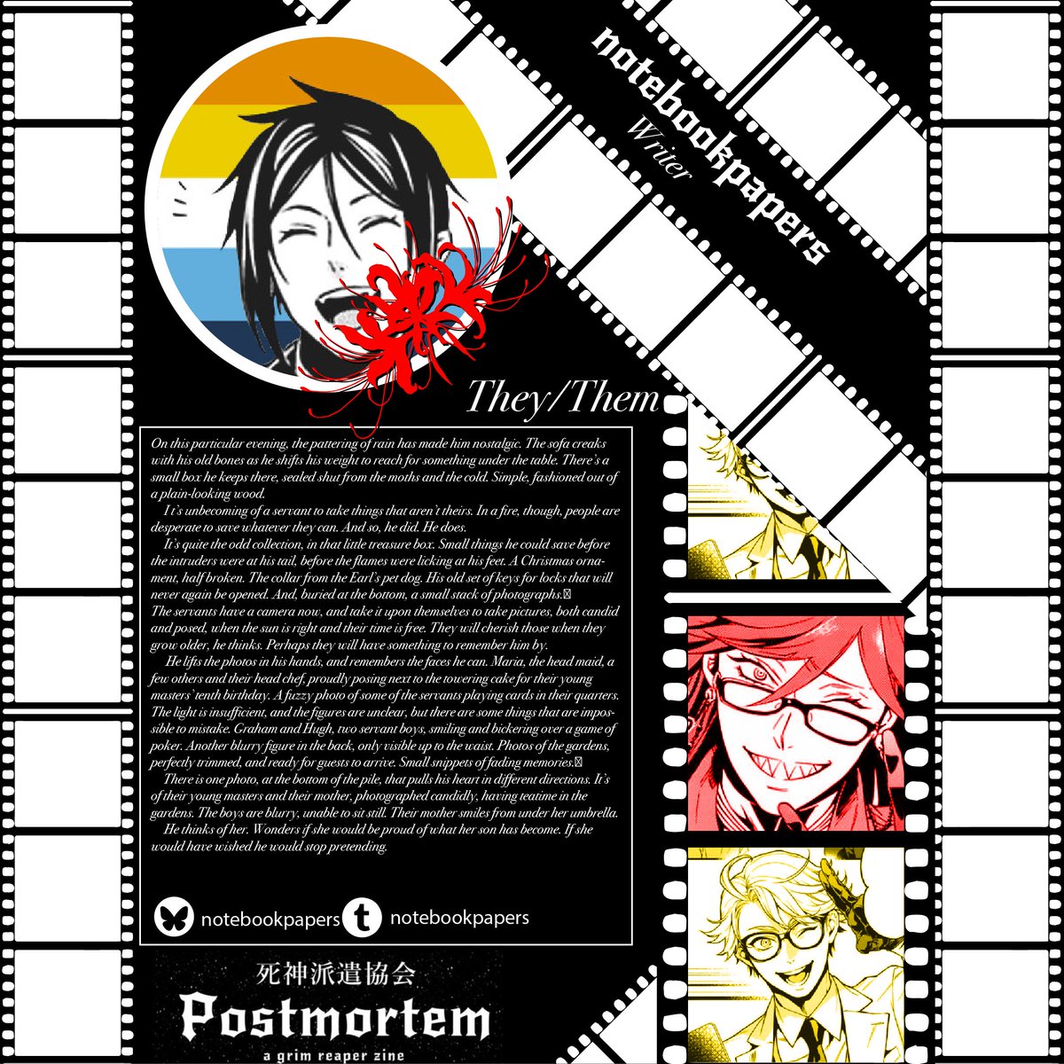Postmortem - A Grim Reaper Zine tweet media