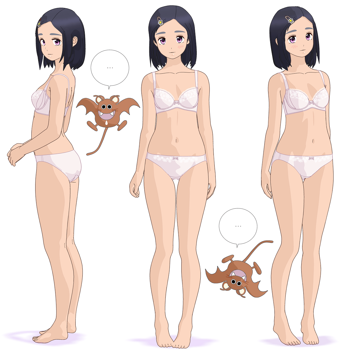 🍓体型バランス模索中キャラクタ画
…クセ(好み)で下半身のボリューム持たせすぎかも😵‍💫

#自分で生み出した一次創作オリジナルキャラを流そう 