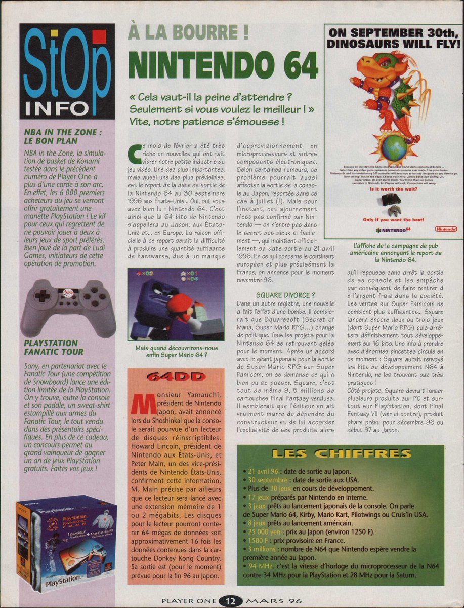 AllmightoFranky's tweet photo. On enchaine avec la #Nintendo64 en retard,#FinalFantasyVII sur #Playstation,#KillerInstinct2 et #AdidasPowerSoccer!! 3/5 https://t.co/uNQlZBEcVR