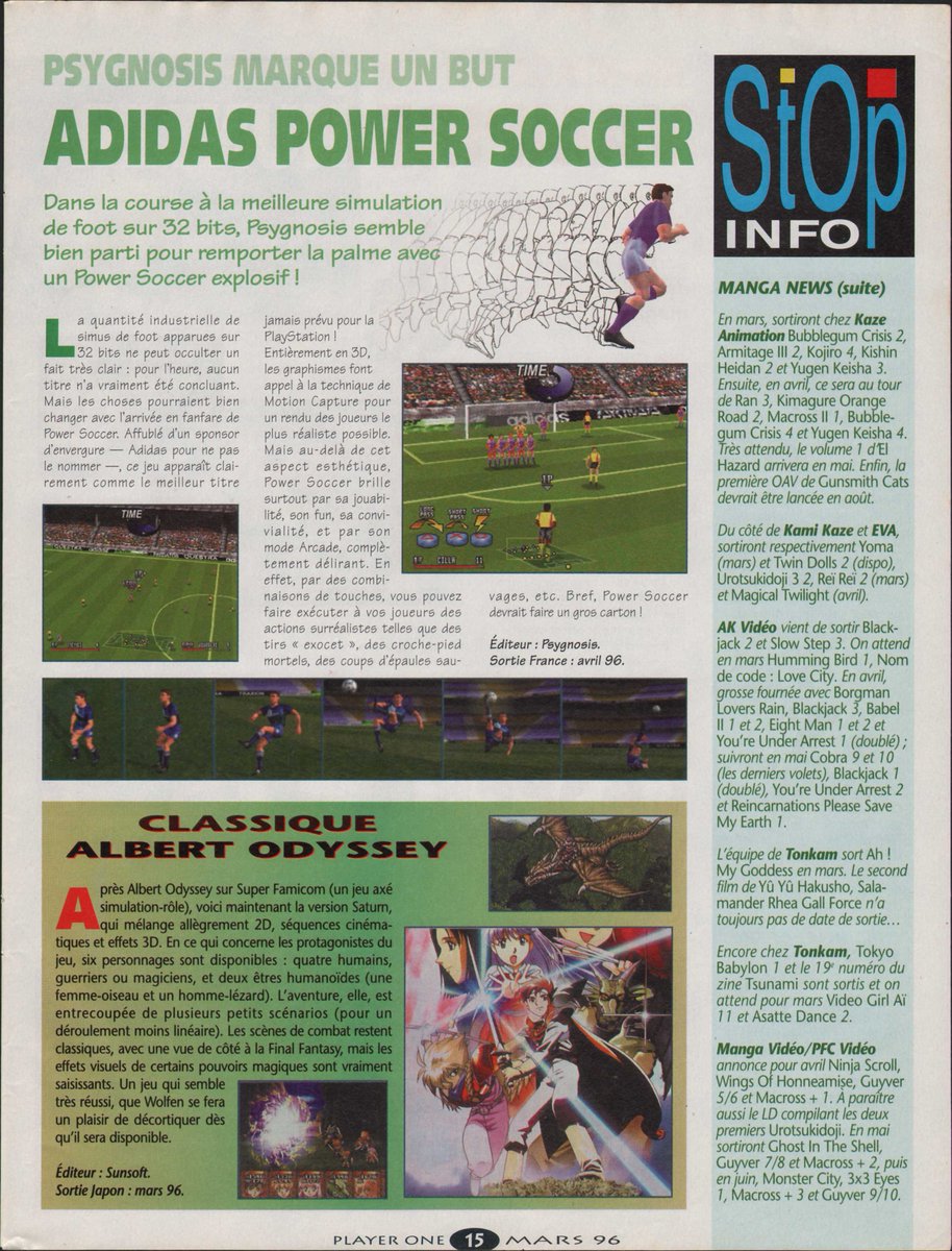 AllmightoFranky's tweet photo. On enchaine avec la #Nintendo64 en retard,#FinalFantasyVII sur #Playstation,#KillerInstinct2 et #AdidasPowerSoccer!! 3/5 https://t.co/uNQlZBEcVR