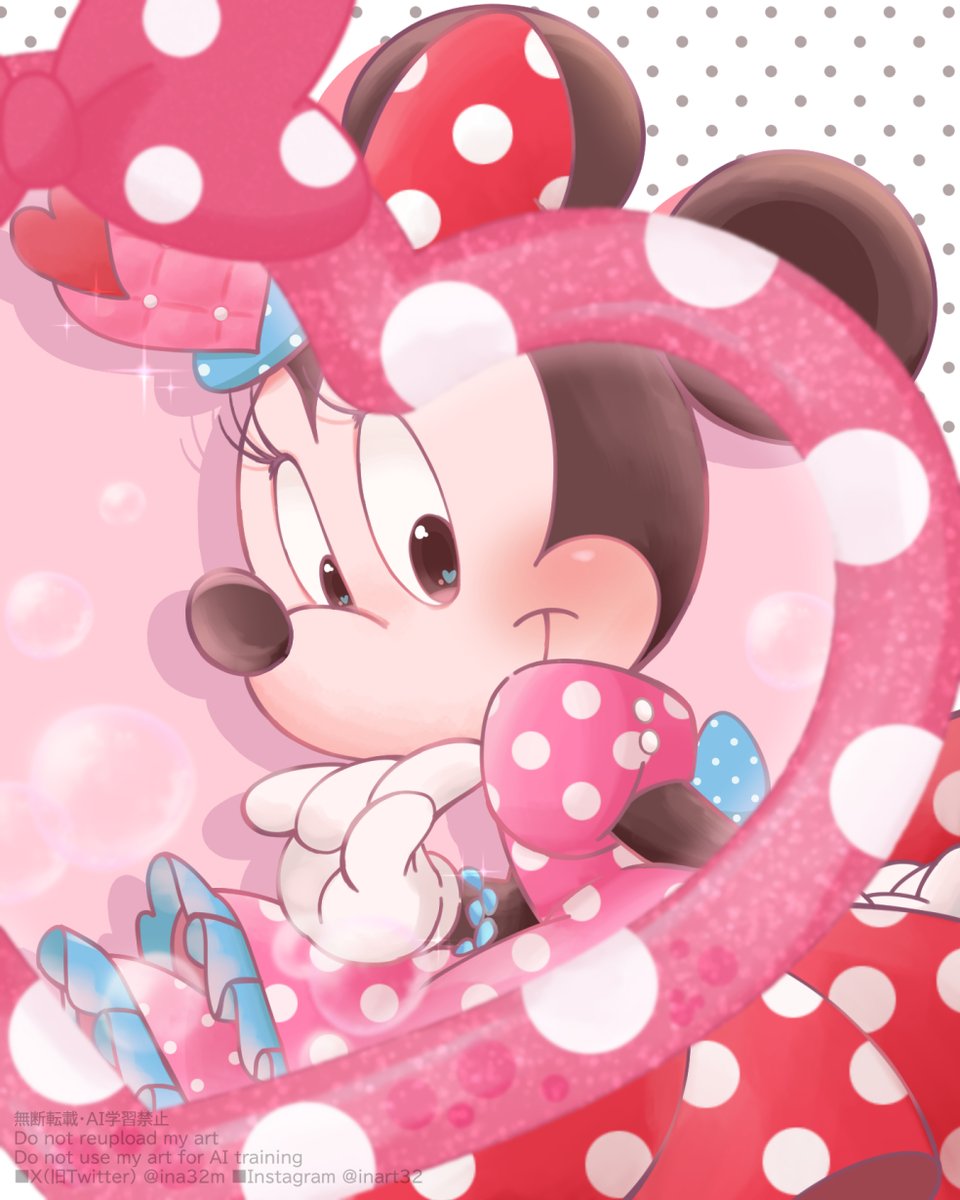 ina32m's tweet photo. 夢色染まって ココロはずんじゃう🫧💕

今日は
#ミニーの日 ❣️ https://t.co/VC7hJqOS3j