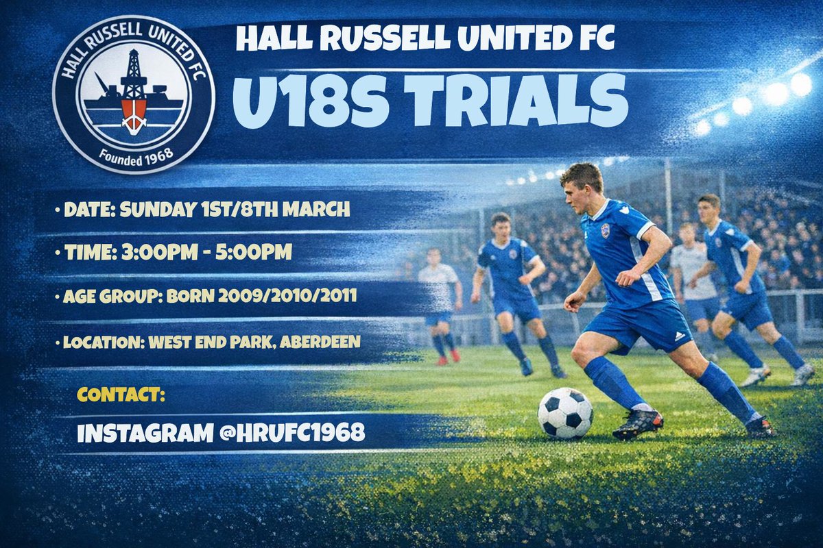 Hall Russell United FC tweet media