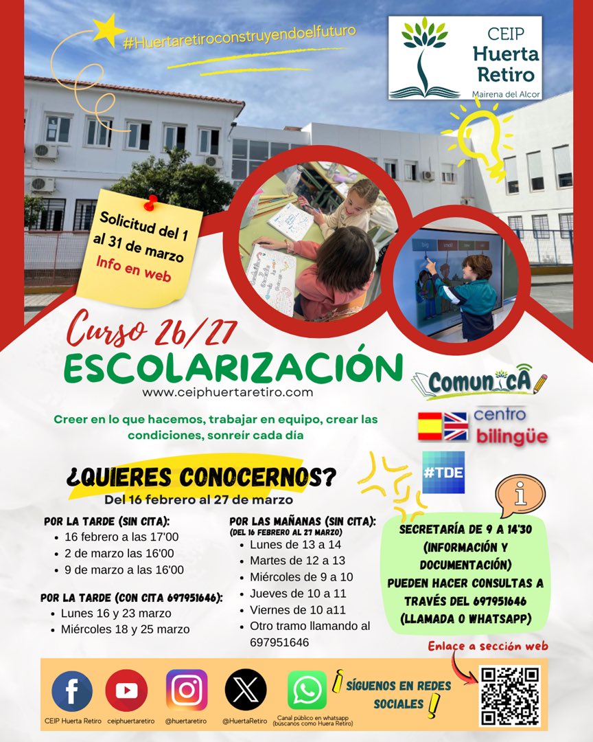 CEIP Huerta Retiro tweet media
