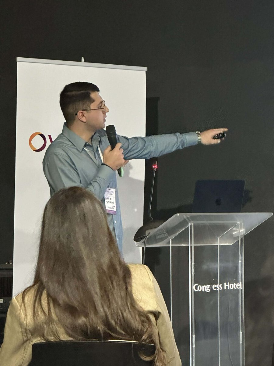 ImmoncInstitute's tweet photo. Dr. Aharon Tsaturyan, MD, presented the BPDCN International Registry at Vickino. The registry gathers global real-world data to better understand this rare malignancy and guide evidence-based treatment. 

Learn more:
https://t.co/Fu3MDEHegy 
#ImmOnc #BPDCN https://t.co/8z7UjJFdoL