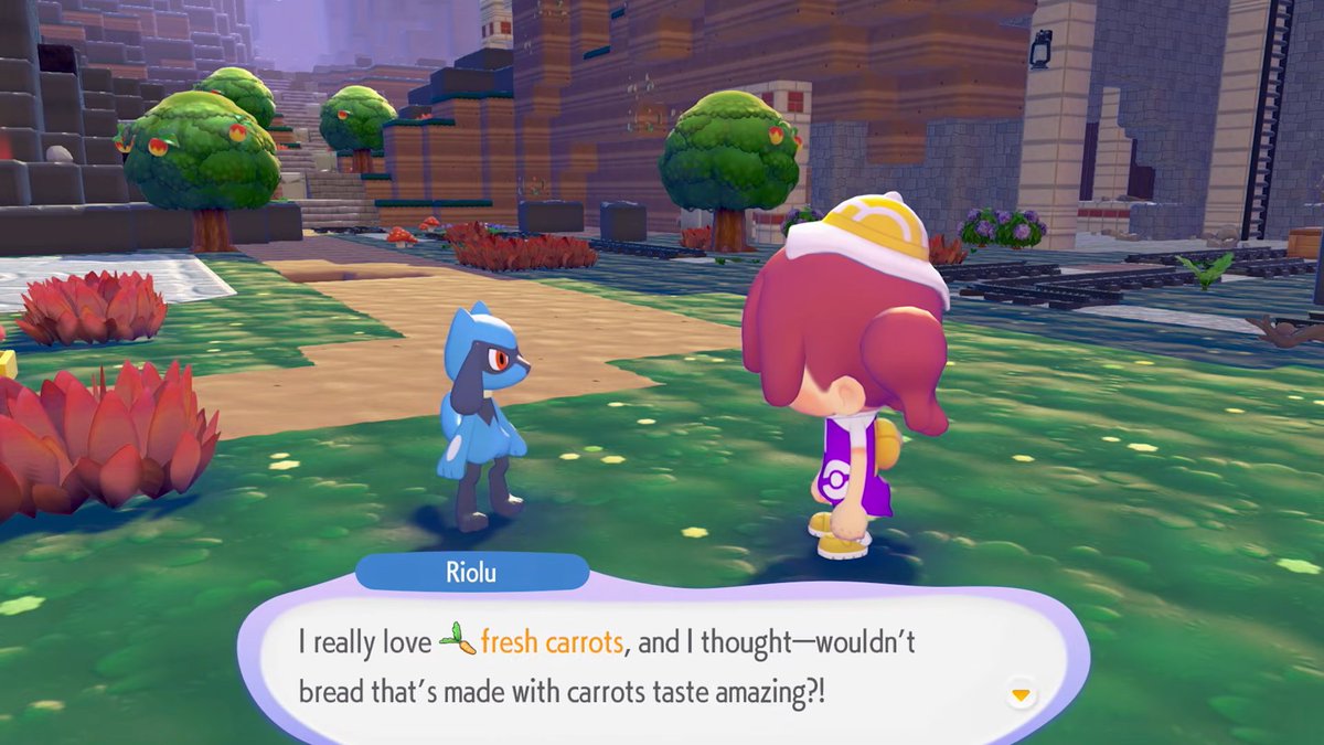 I really love 🥕Fresh Carrots!

#Riolu #pokopia #Pokemon #リオル #ぽこあポケモン #ポケモン