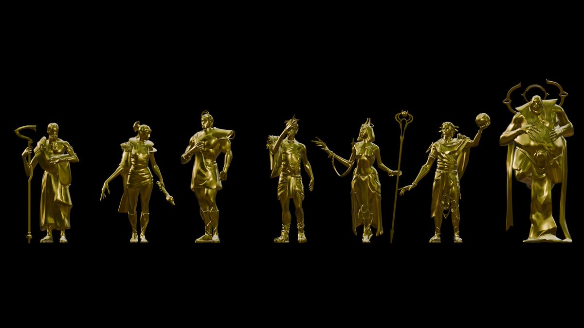 shieldgating's tweet photo. The Seven Orokin Executors: Scarne, Avantus, Tormis, Ballas, Nitokh, Tuvul and Karishh https://t.co/C3FDsPNosY
