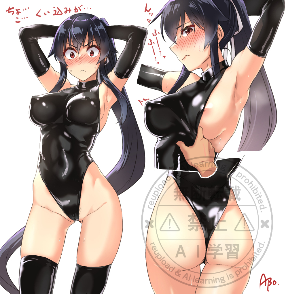 ハイレグ対魔忍水着矢矧。
矢矧探索クラファン支援再掲。 