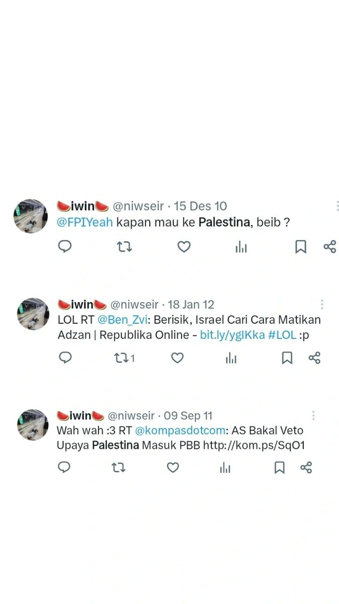 _e_g_a_n_'s tweet photo. Tapi kan konteks tweet dia akurat bang Iwin. Memang banyak dari kalian yg sebelumnya abai terhadap masalah Palestina atau jadi Zionis.

Diri anda sendiri loh bang yg jadi salah satu bukti. 

Perhatikan pic 4, valid memang FOMO 7 Oct-nya: https://t.co/P2O0BhzBcU
