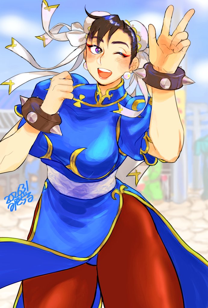 春麗お誕生日おめでとう💙🎂🎉
#春麗生誕祭2026