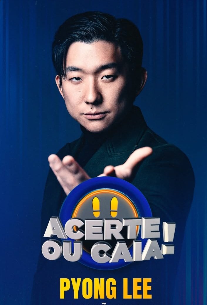 QGdopyong's tweet photo. Pyong Lee vai participar do Game Show acerte ou caia na Record deste domingo. https://t.co/f0EBe57qPY