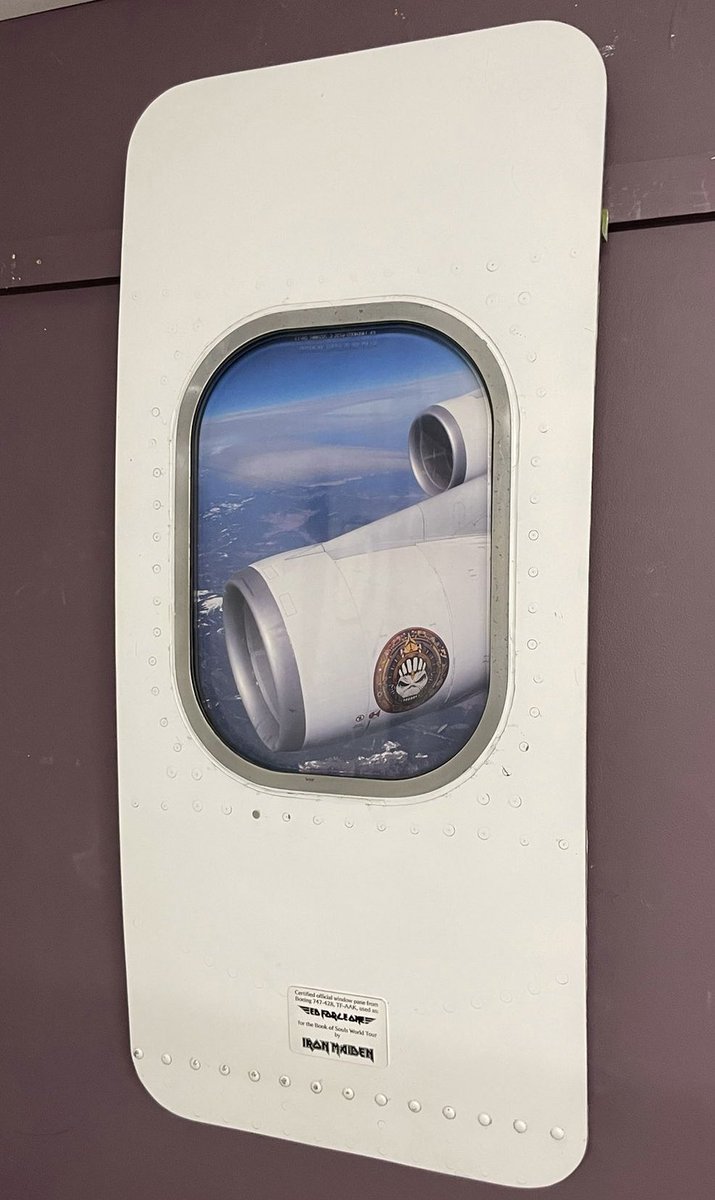 Aerotiques's tweet photo. We’ll have some more amazing @IronMaiden #EdForceOne pieces soon.. https://t.co/8GBBunjNAA