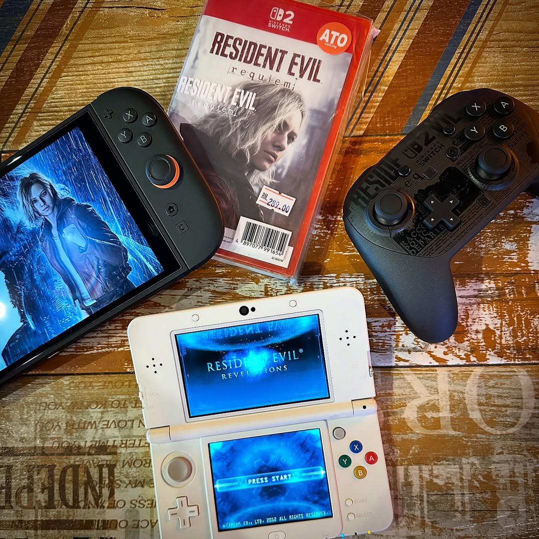 Everyone’s diving into #ResidentEvilRequiem on the Switch 2, but I’m still locked into Revelations on the #3DS . 🧟‍♂️🚢
The future vs. the classic. Which one are you picking? 👇