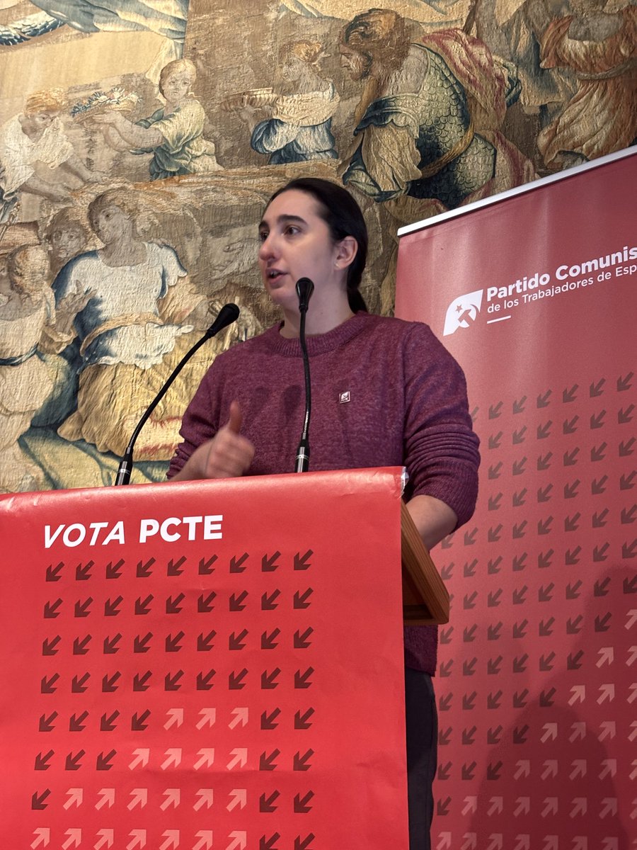 pcte_cyl's tweet photo. 📢 𝐀𝐜𝐭𝐨 𝐝𝐞 𝐢𝐧𝐢𝐜𝐢𝐨 𝐝𝐞 𝐜𝐚𝐦𝐩𝐚𝐧̃𝐚 𝐞𝐧 𝐋𝐞𝐨́𝐧

🚩 En estas elecciones autonómicas en Castilla y León la elección no es por un modelo de gestión. Es el momento de sumarse a la única oposición posible: la oposición obrera. Organízate en el PCTE. https://t.co/nB2JeKyrq5