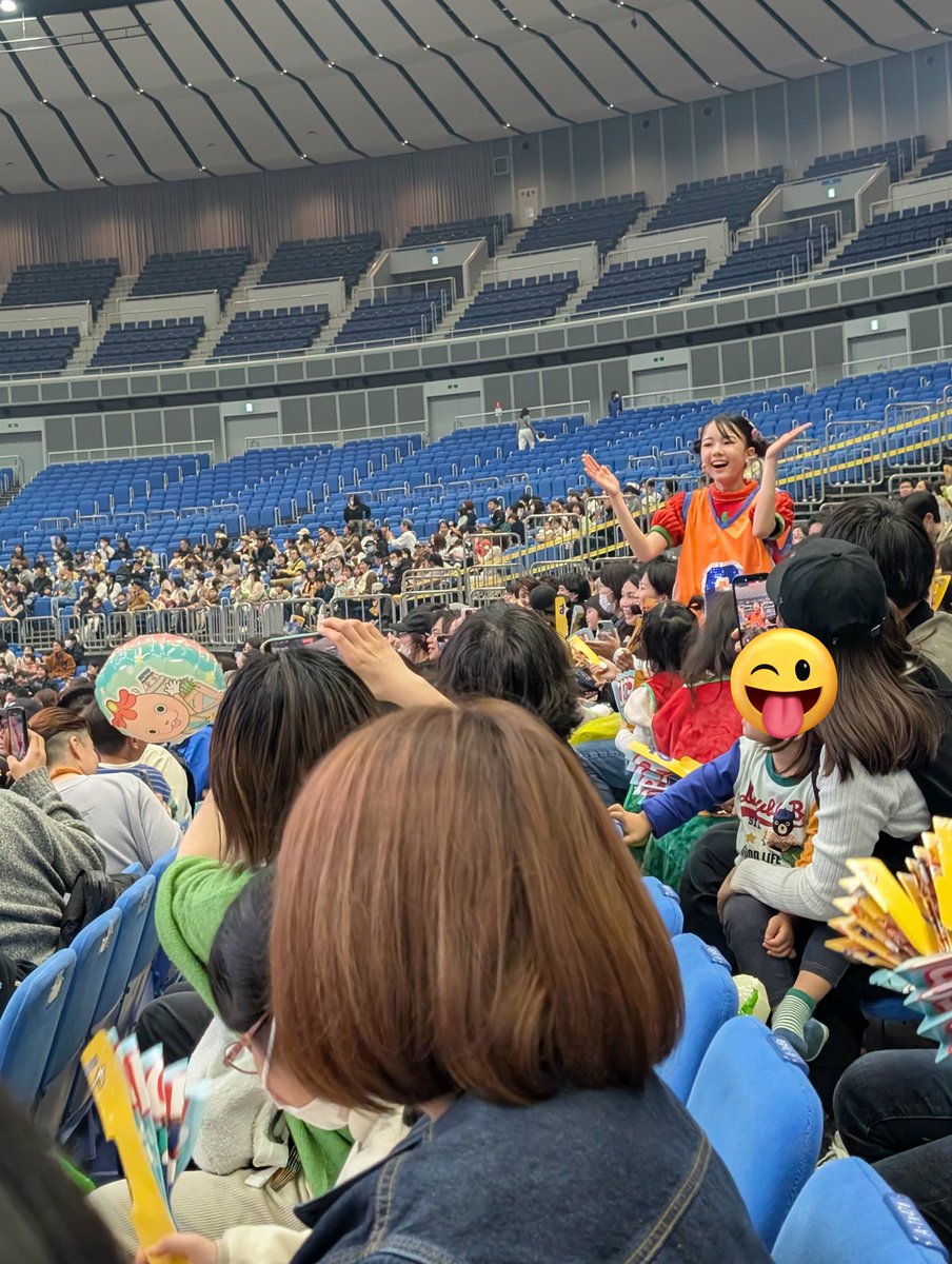 tino718's tweet photo. ワンワンワンダフルアリーナ最高だった！
ワンワン、ジャンジャンたちに会えて感動的でした😀
はるちゃん美人さんだった！
娘ちゃんノリノリだった😆
ただ横アリはデカすぎだったね笑 https://t.co/7HPUV7KRSF